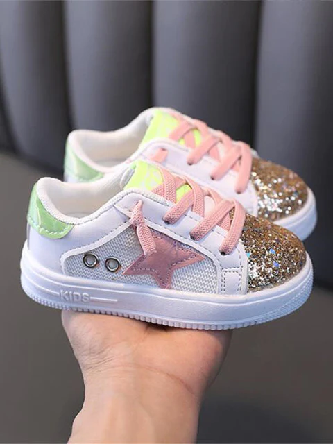 Rock Star Glam Glitter Sneakers by Liv and Mia - Image 5
