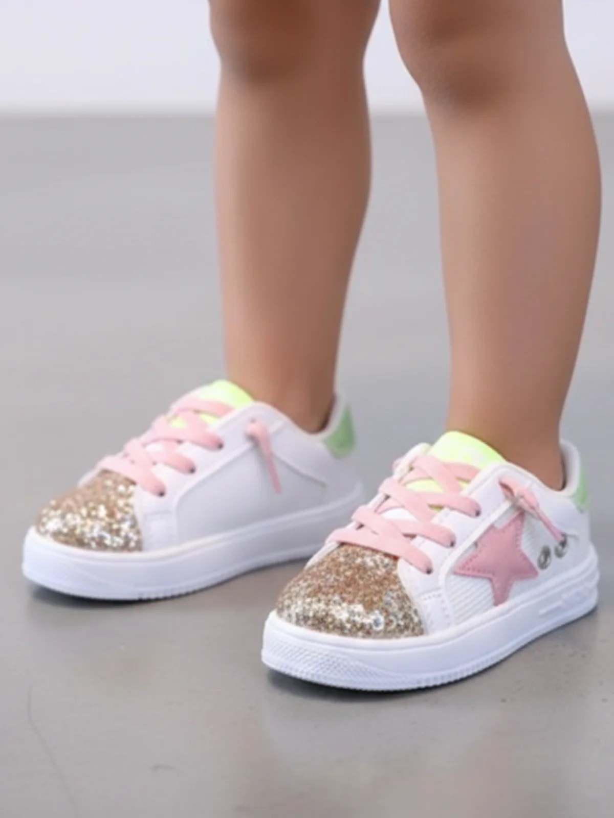 Rock Star Glam Glitter Sneakers by Liv and Mia - Image 6