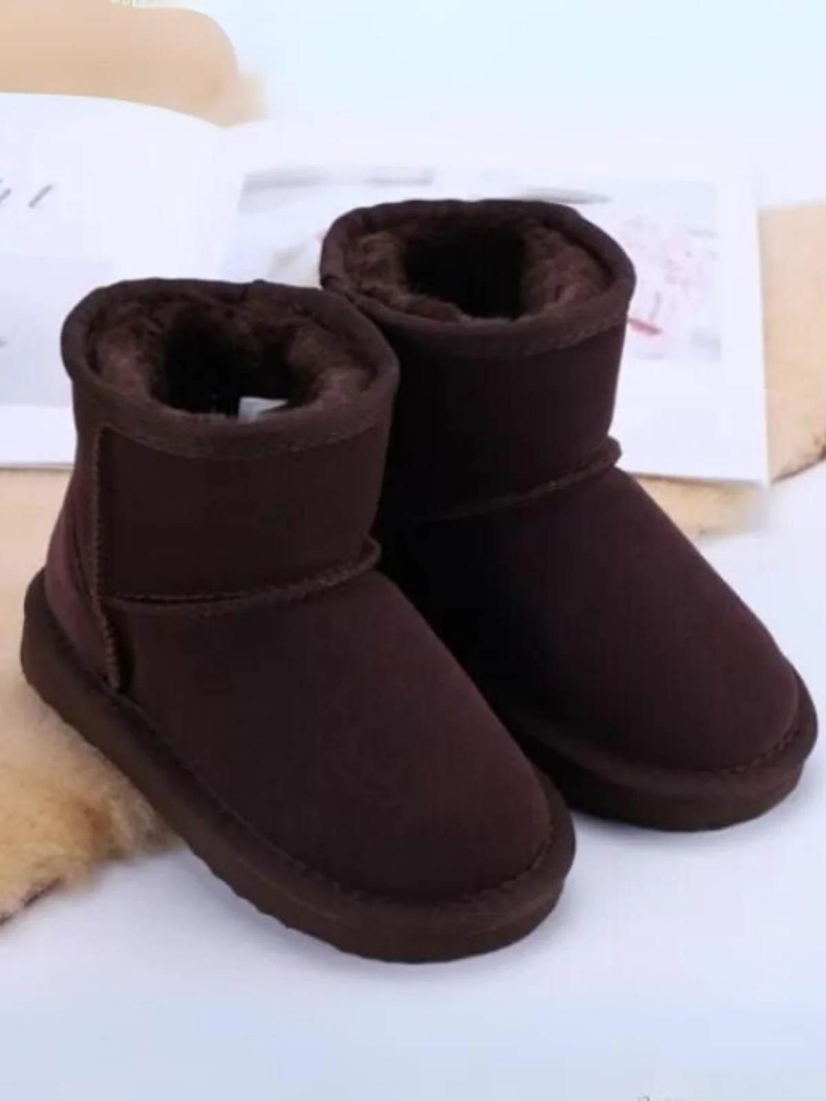 Let It Snow Fleece-Lined Snow Boots By Liv and Mia - Image 4