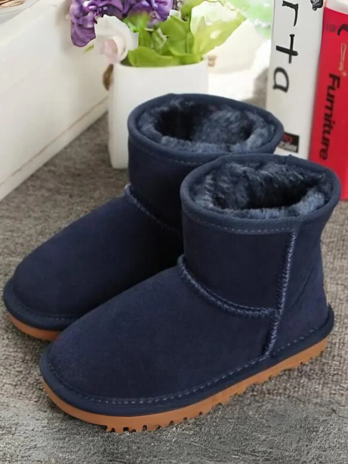 Let It Snow Fleece-Lined Snow Boots By Liv and Mia - Image 7