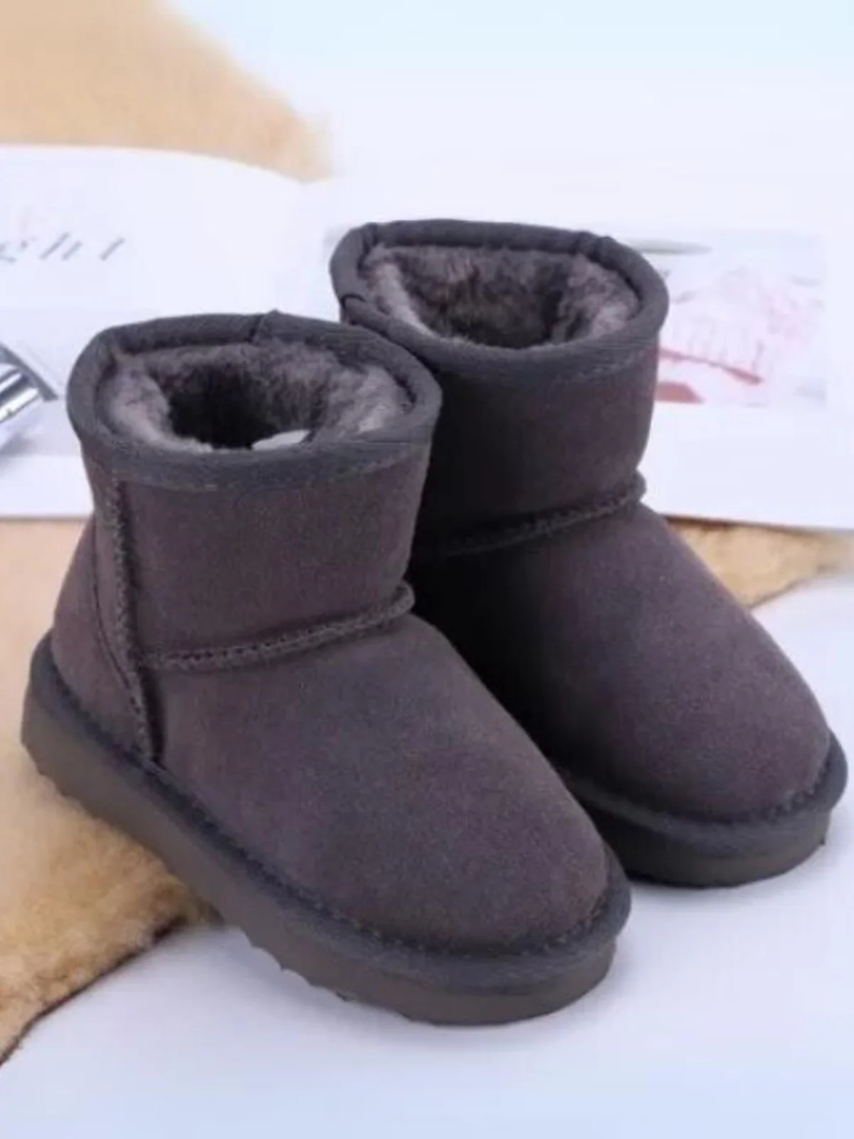 Let It Snow Fleece-Lined Snow Boots By Liv and Mia - Image 8