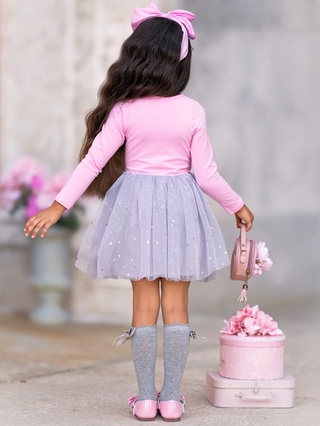 L.O.L. SURPRISE! Miss Puppy Long Sleeved Glitter Tutu Dress - Image 6