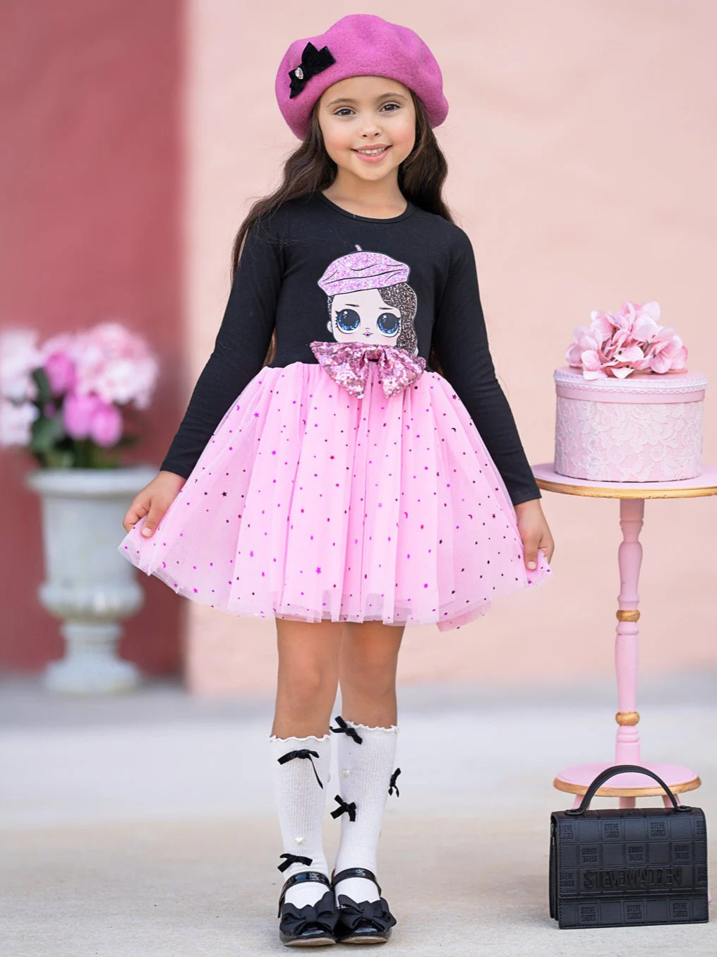 L.O.L. SURPRISE! Posh Long Sleeved Glitter Tutu Dress - Image 2