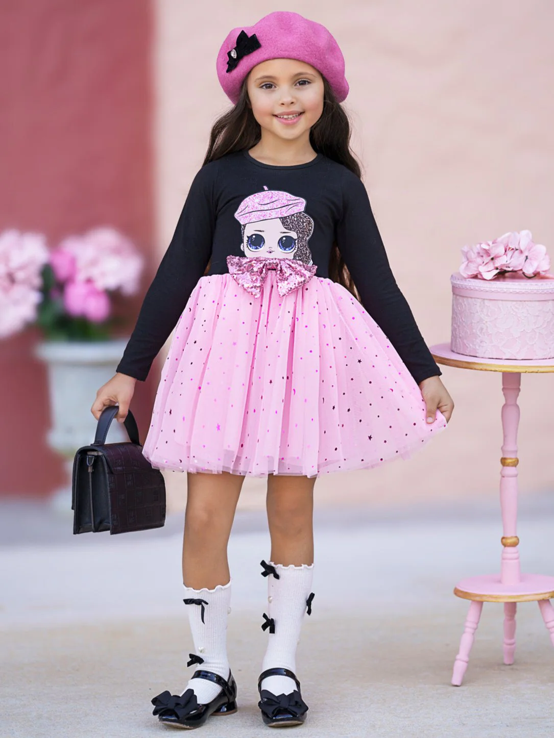 L.O.L. SURPRISE! Posh Long Sleeved Glitter Tutu Dress - Image 4