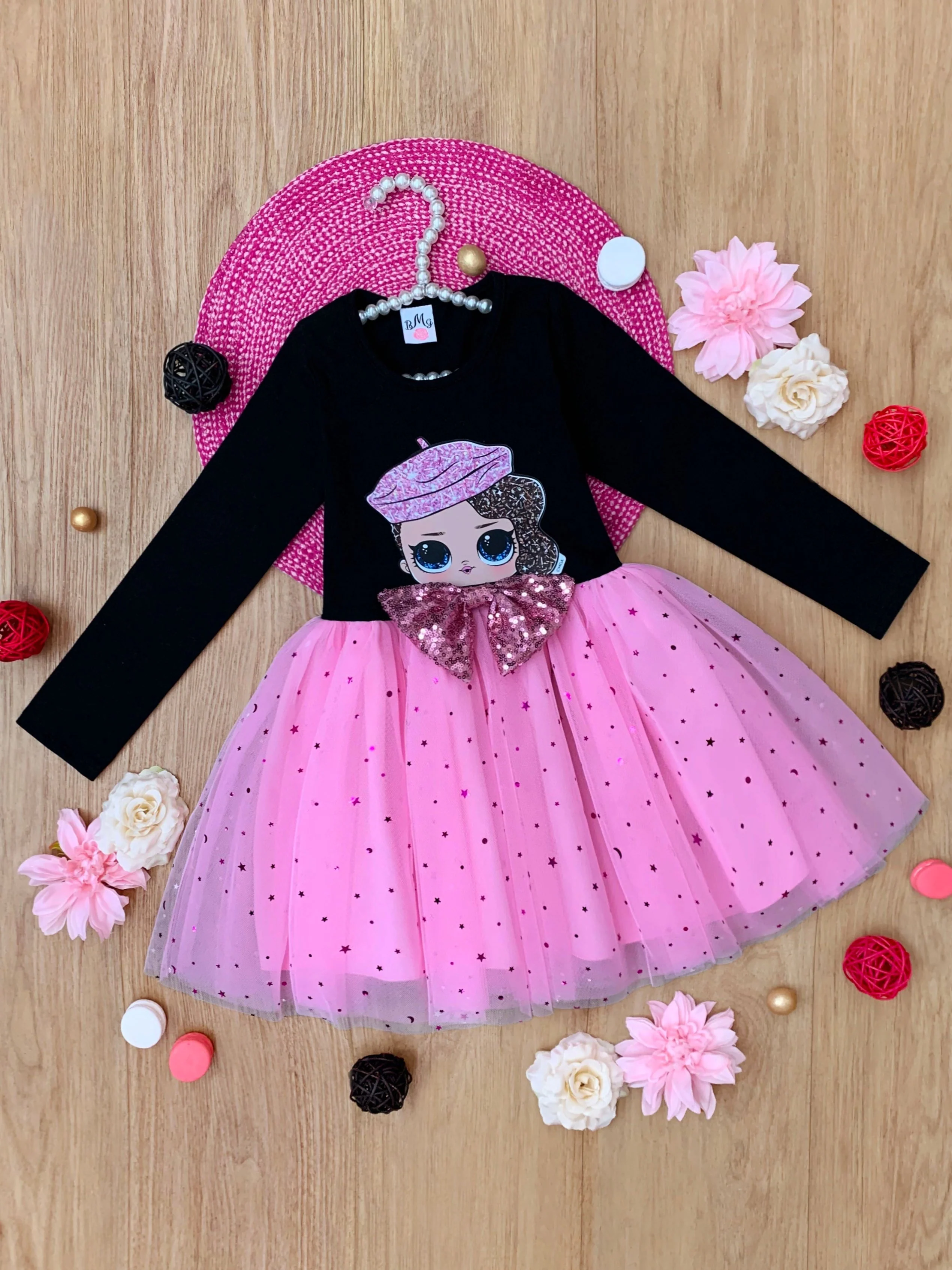 L.O.L. SURPRISE! Posh Long Sleeved Glitter Tutu Dress - Image 5