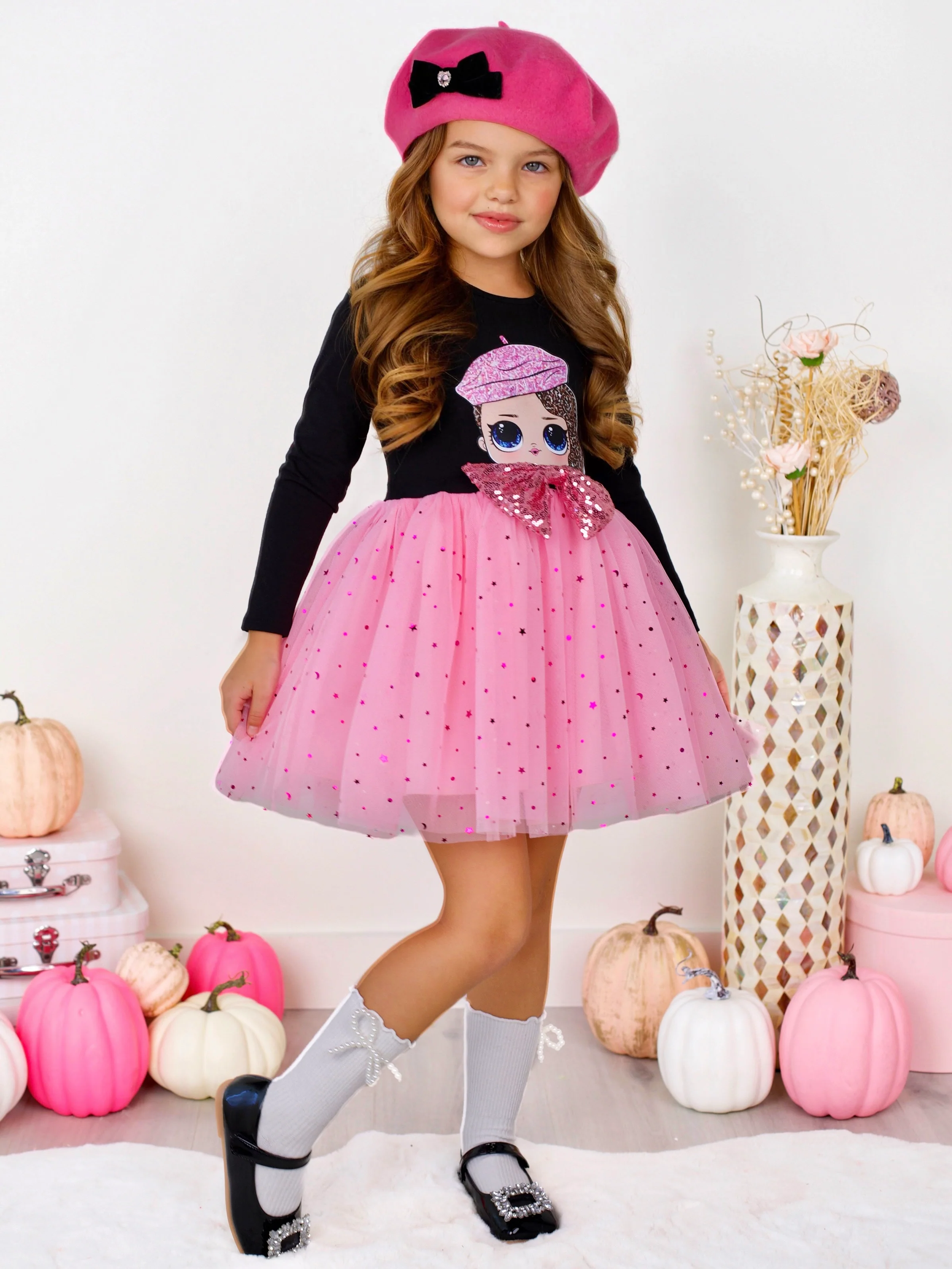 L.O.L. SURPRISE! Posh Long Sleeved Glitter Tutu Dress - Image 8