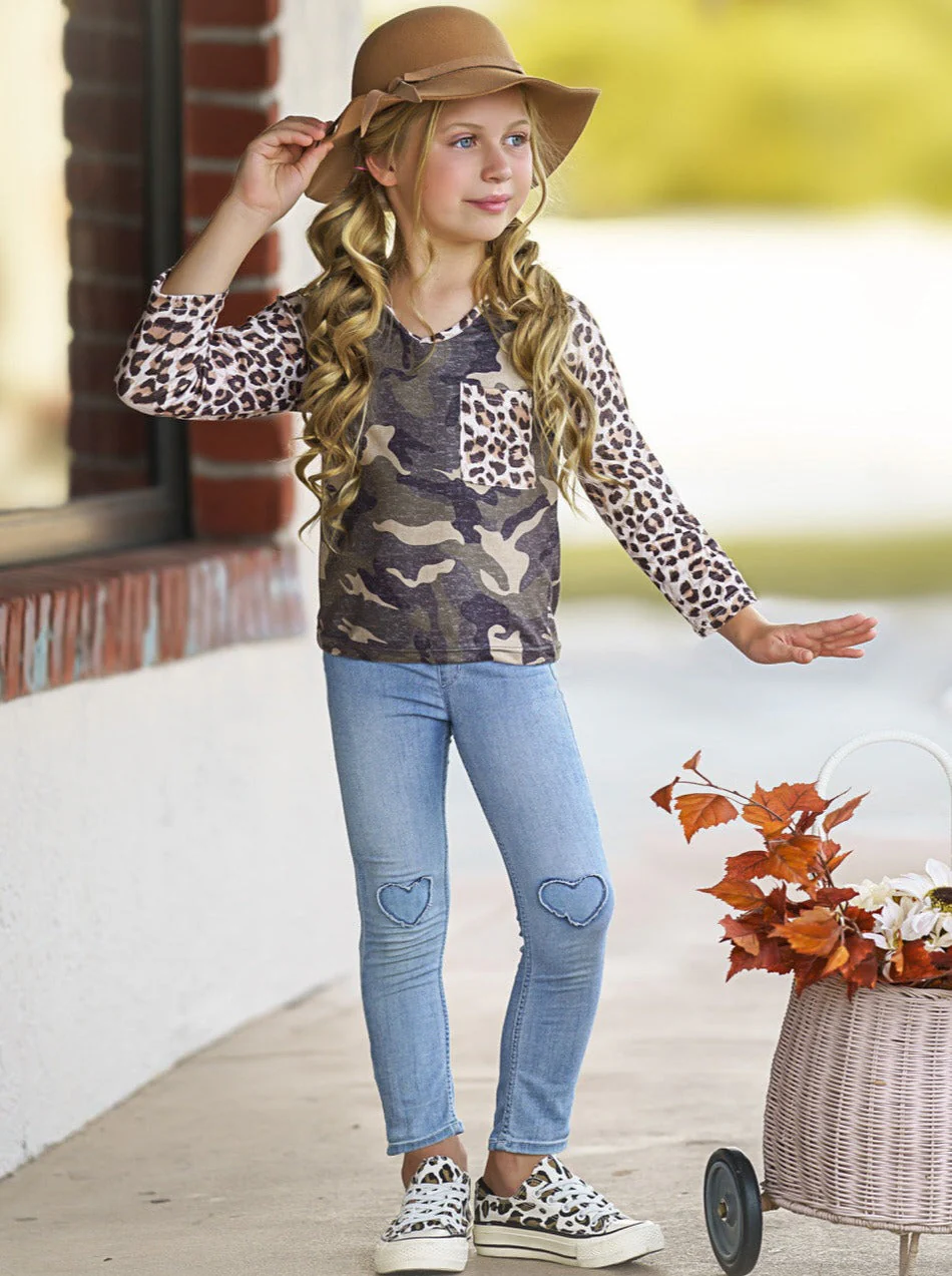 Out In The Wild Long Sleeved Raglan Top - Image 5
