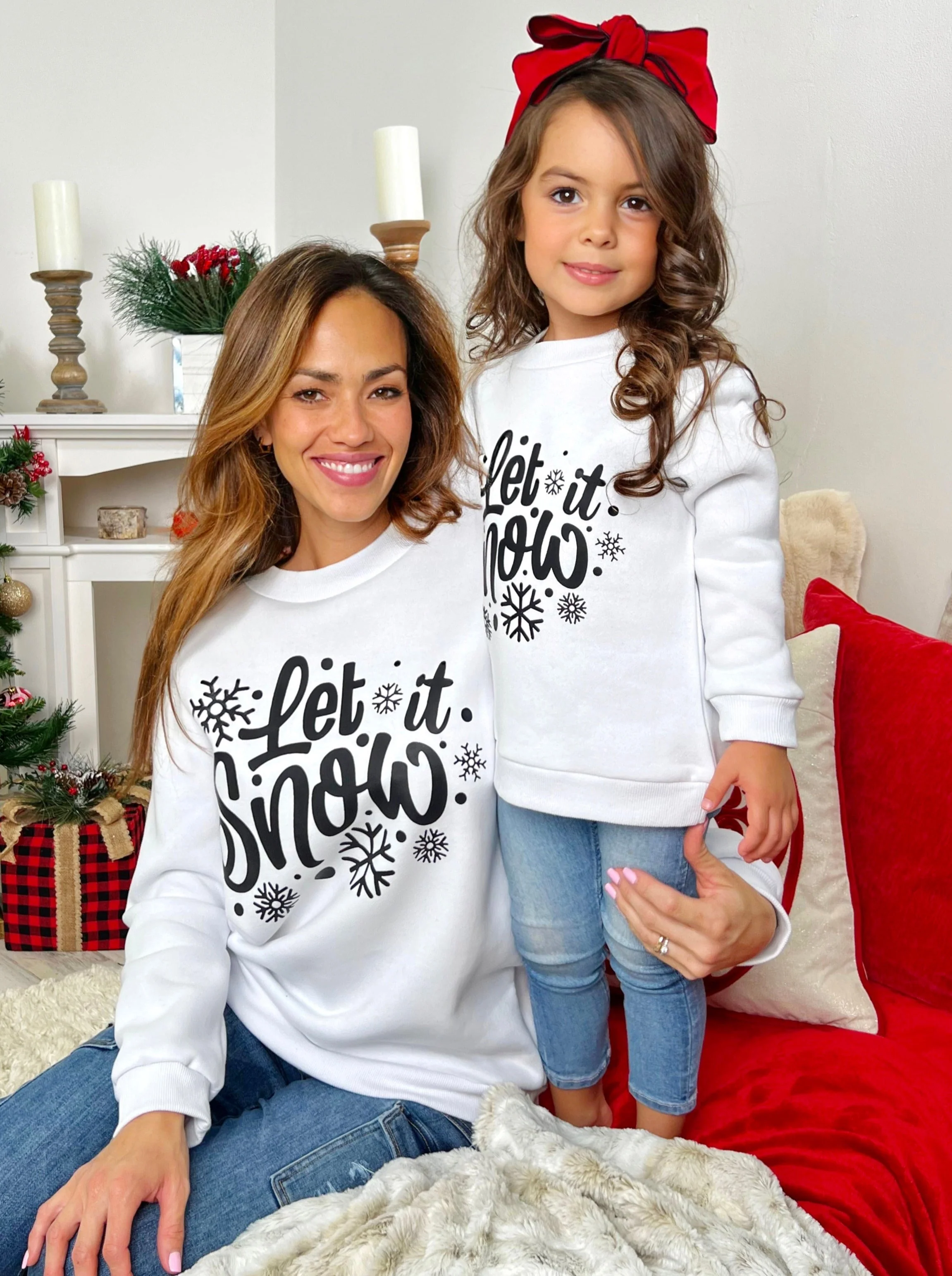 Women's Let It Snow Pullover Sweater - Image 2