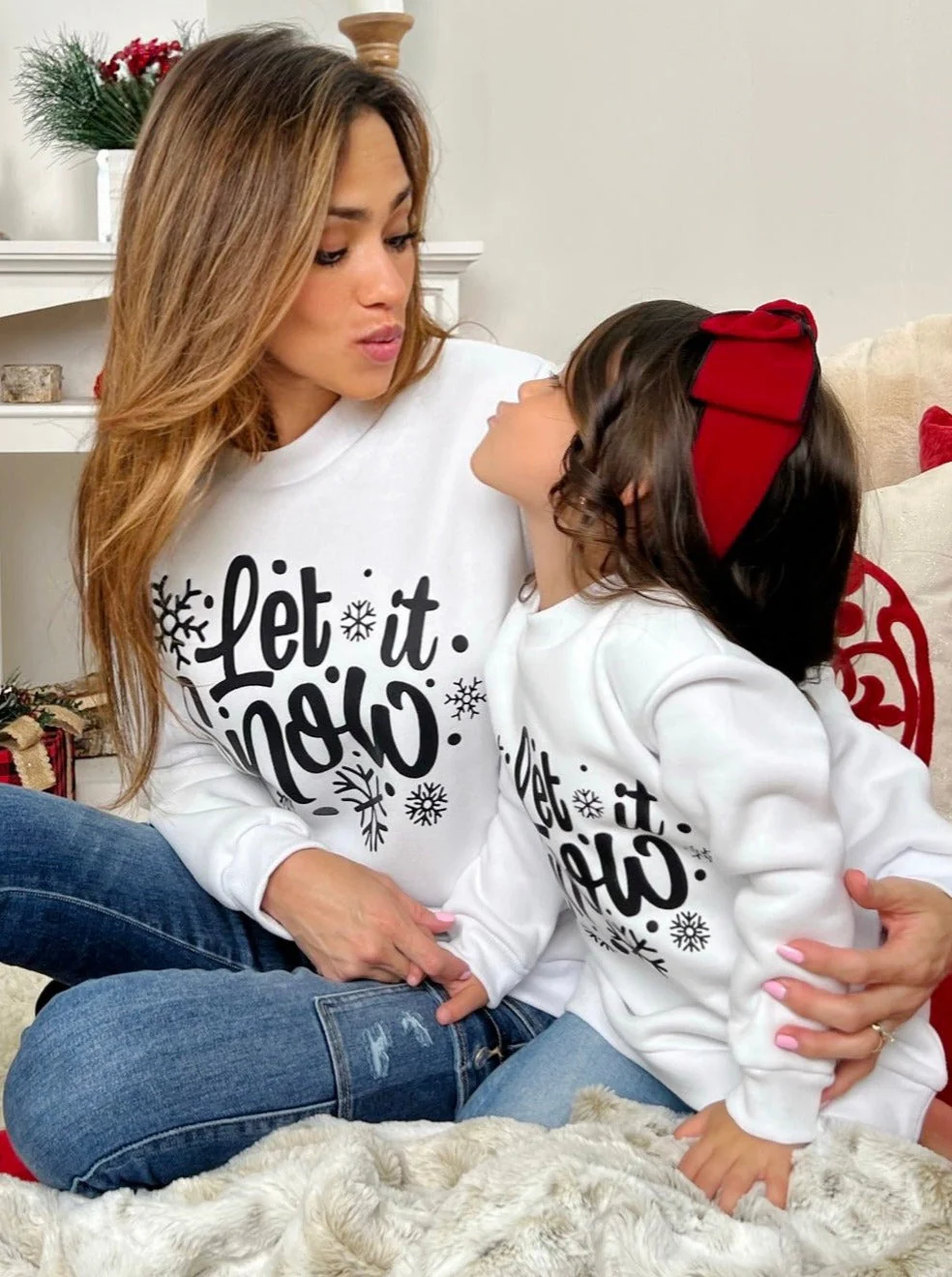 Women's Let It Snow Pullover Sweater - Image 4