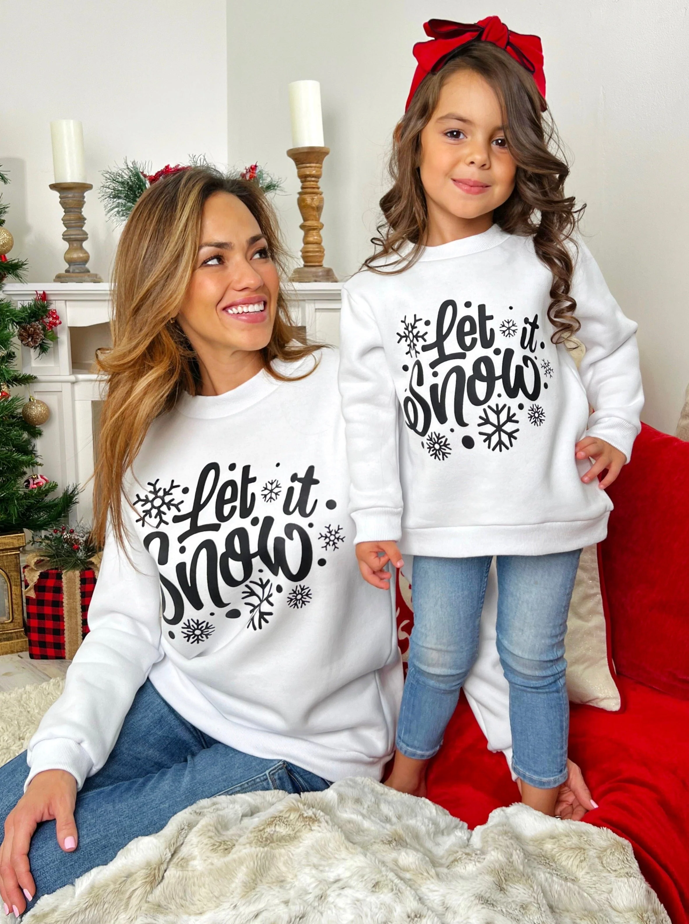 Women's Let It Snow Pullover Sweater - Image 7