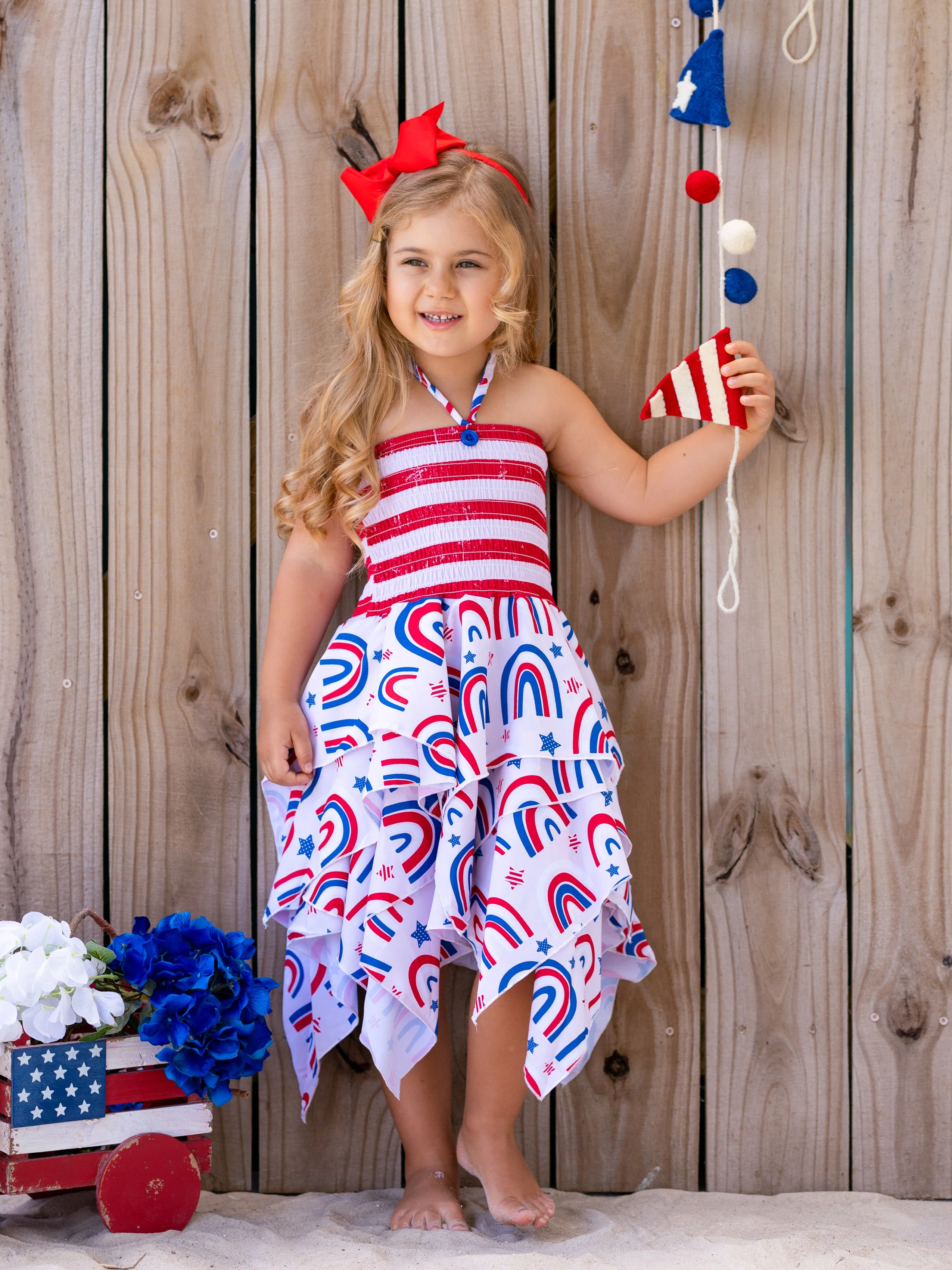 USA Celebration Handkerchief Dress - Image 13
