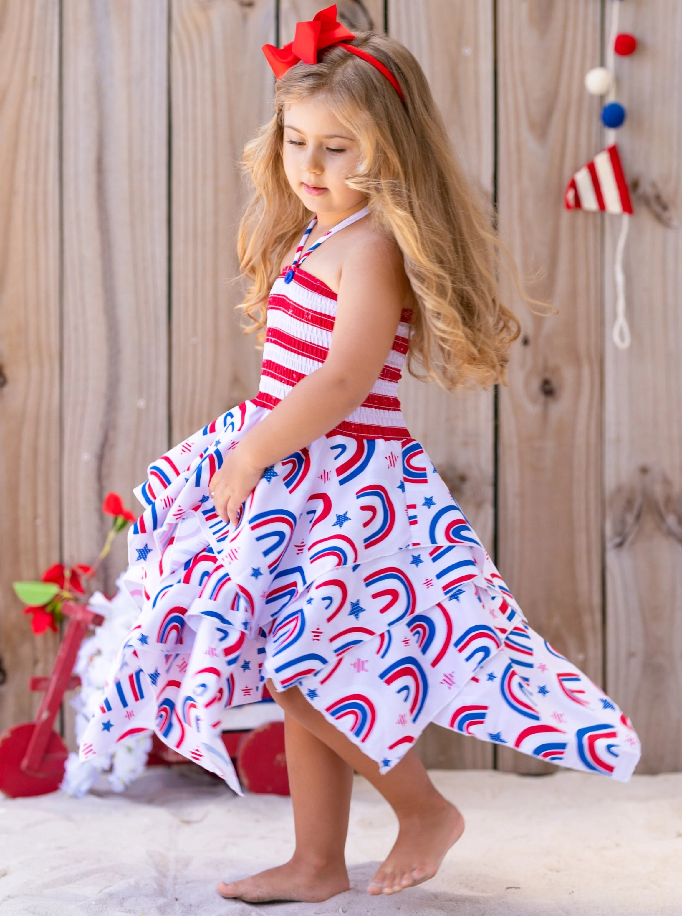 USA Celebration Handkerchief Dress - Image 3