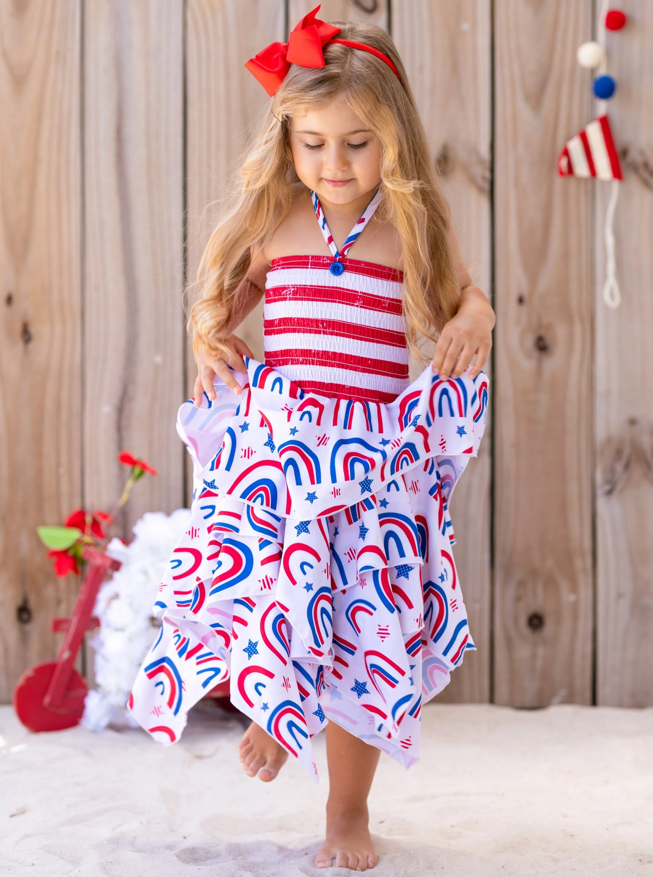 USA Celebration Handkerchief Dress - Image 4
