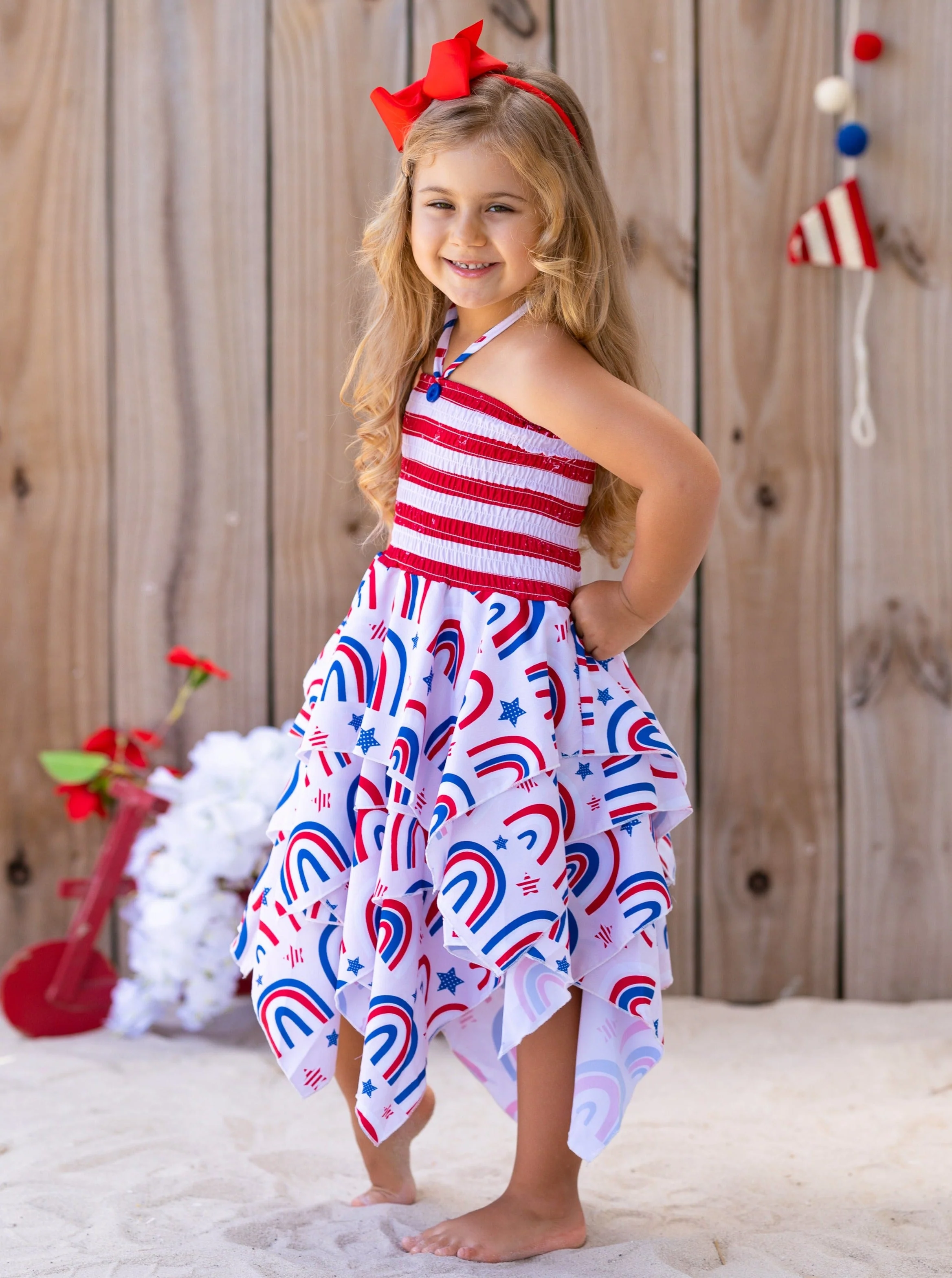USA Celebration Handkerchief Dress - Image 5