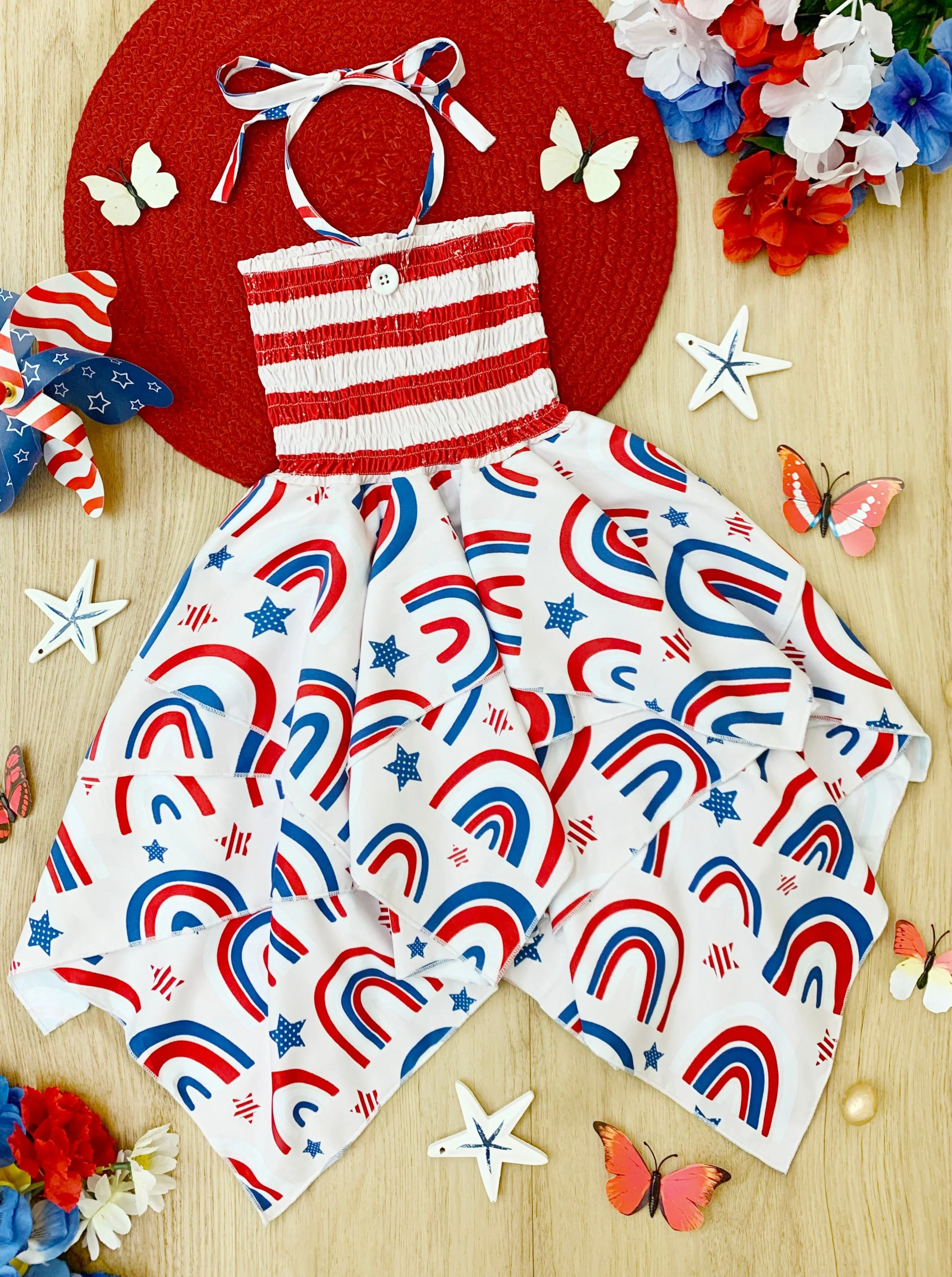 USA Celebration Handkerchief Dress - Image 7