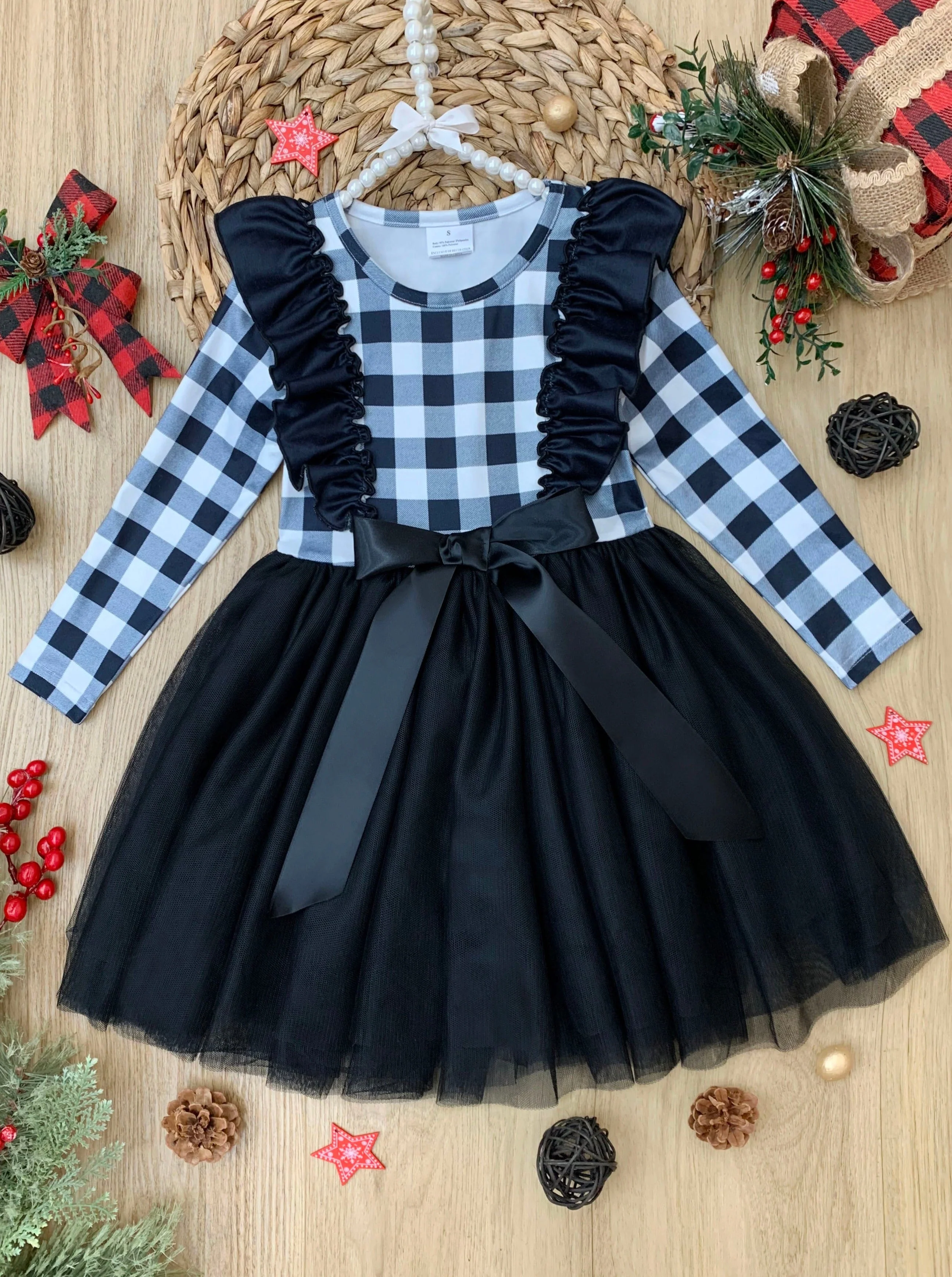 Let's Keep It Simple Plaid Tutu Dress - Image 2