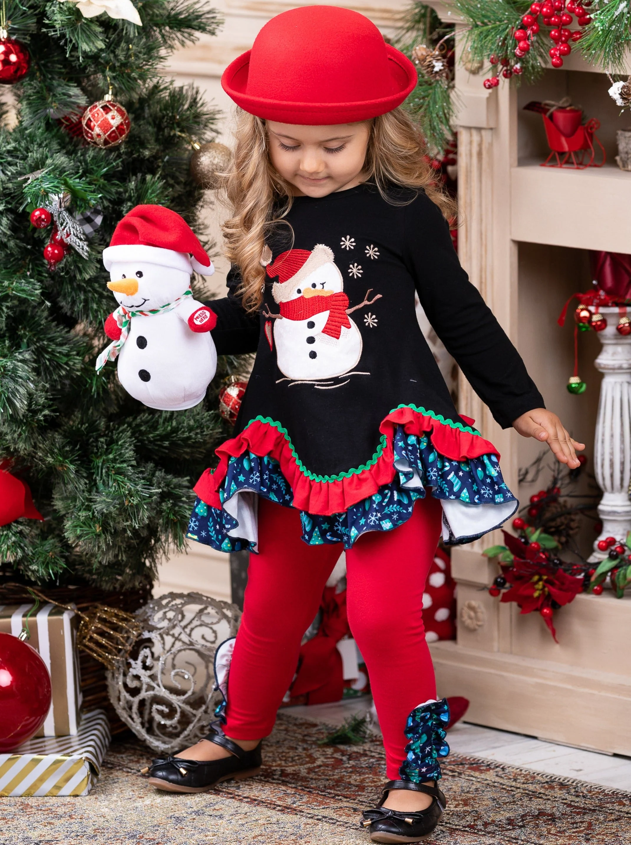 Let's Make A Snowman Tunic And Legging Set - Image 2