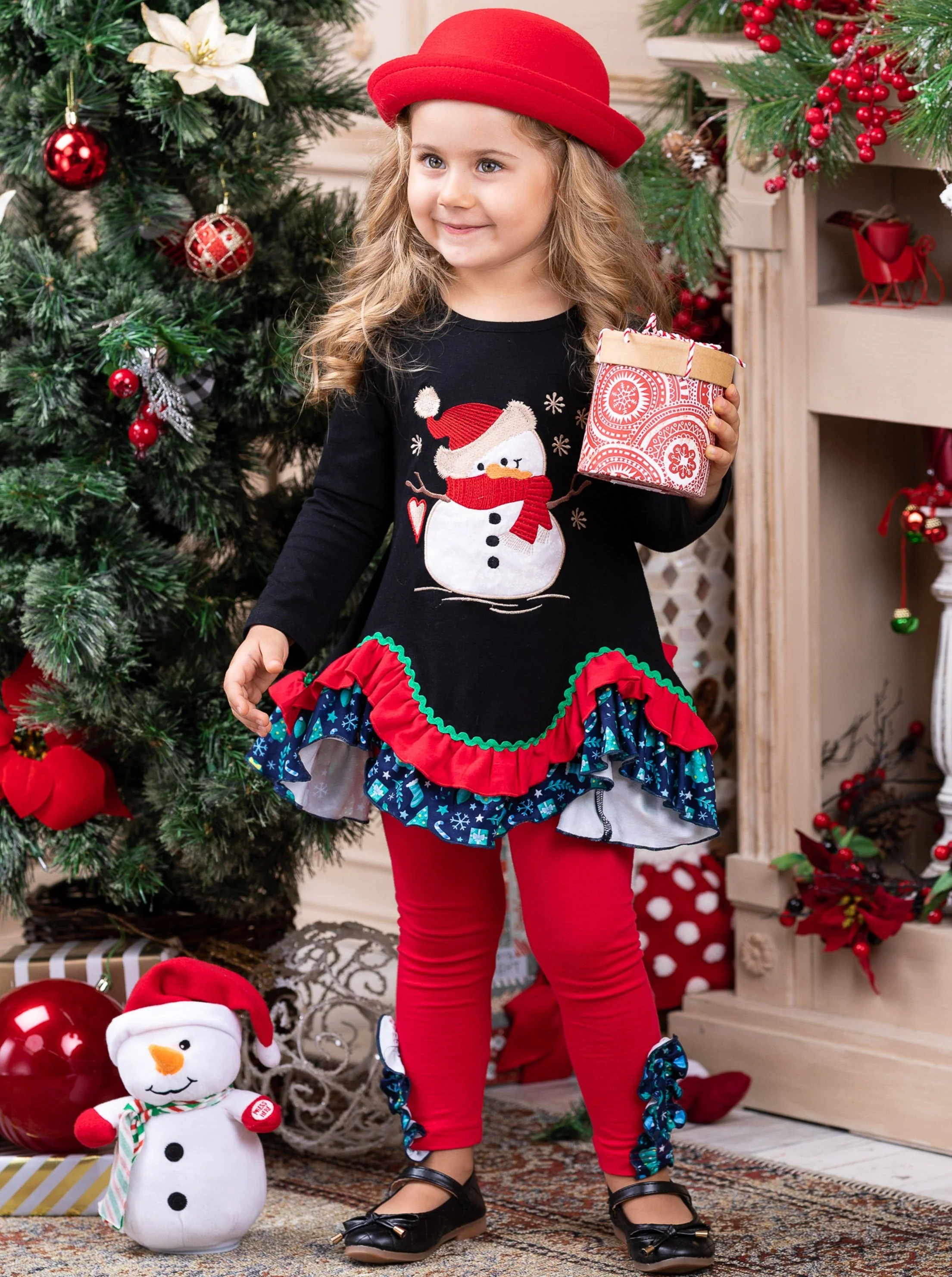 Let's Make A Snowman Tunic And Legging Set - Image 4