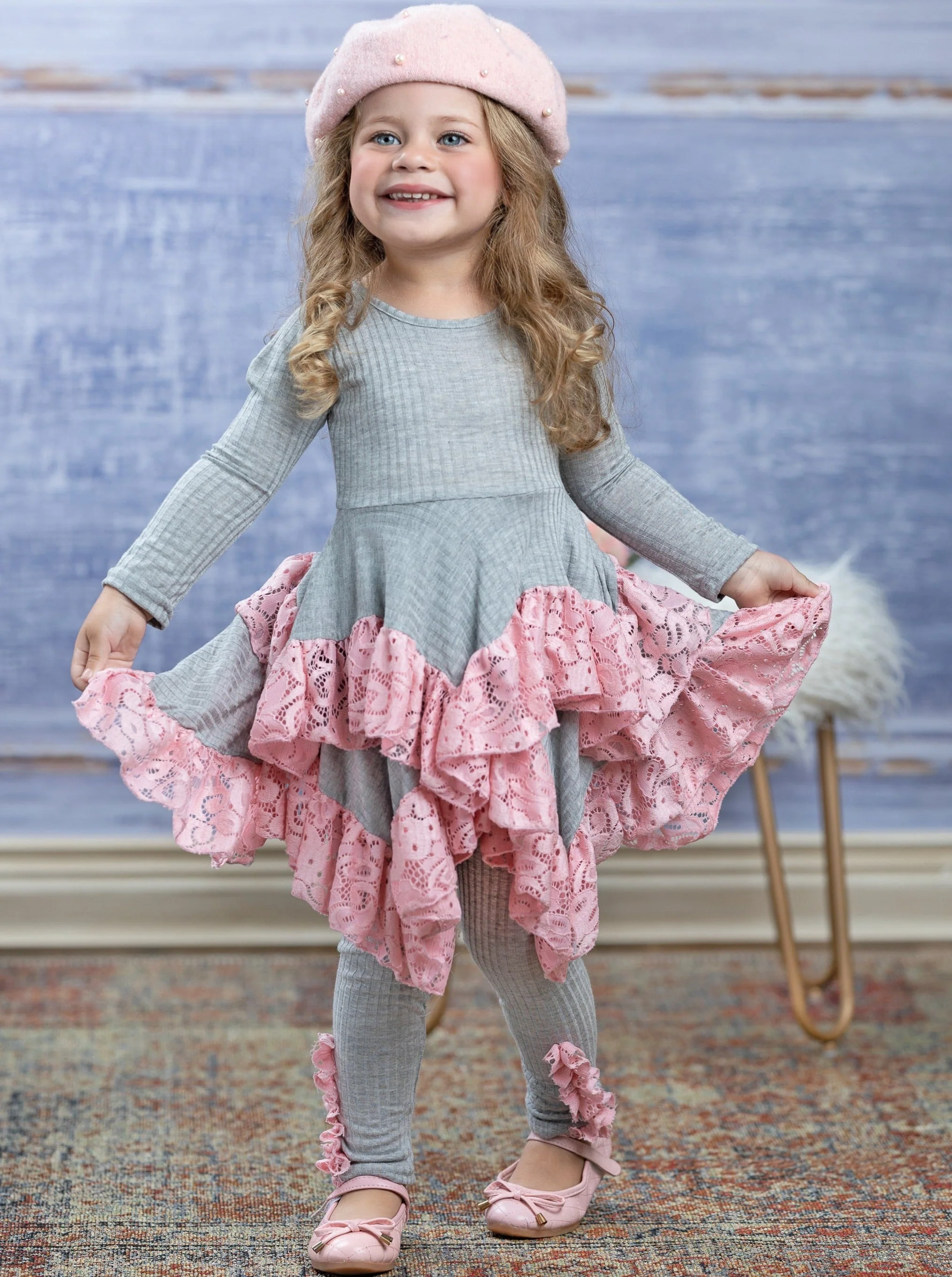 Love Lace Handkerchief Tunic and Legging Set - Image 4