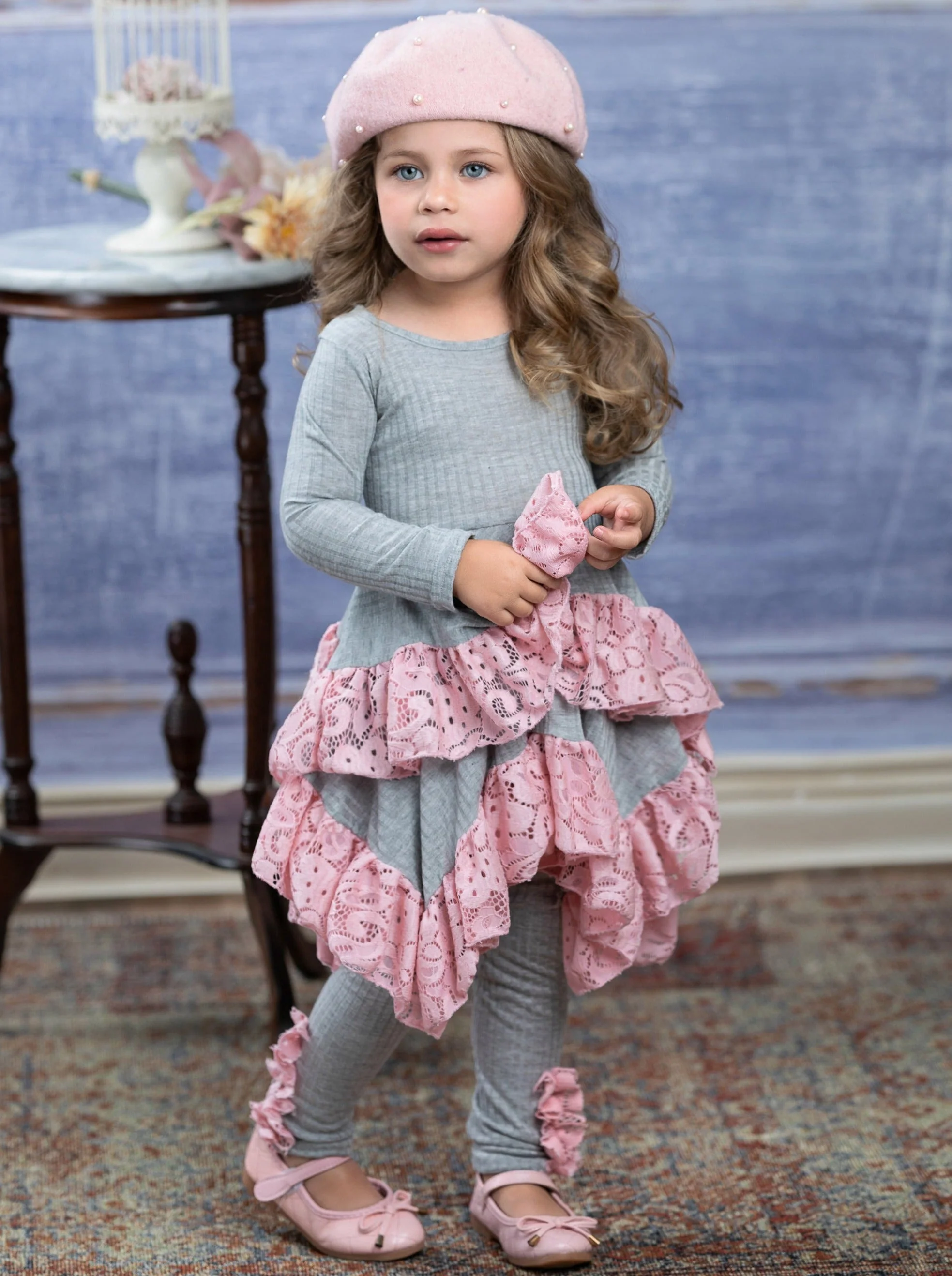 Love Lace Handkerchief Tunic and Legging Set - Image 5