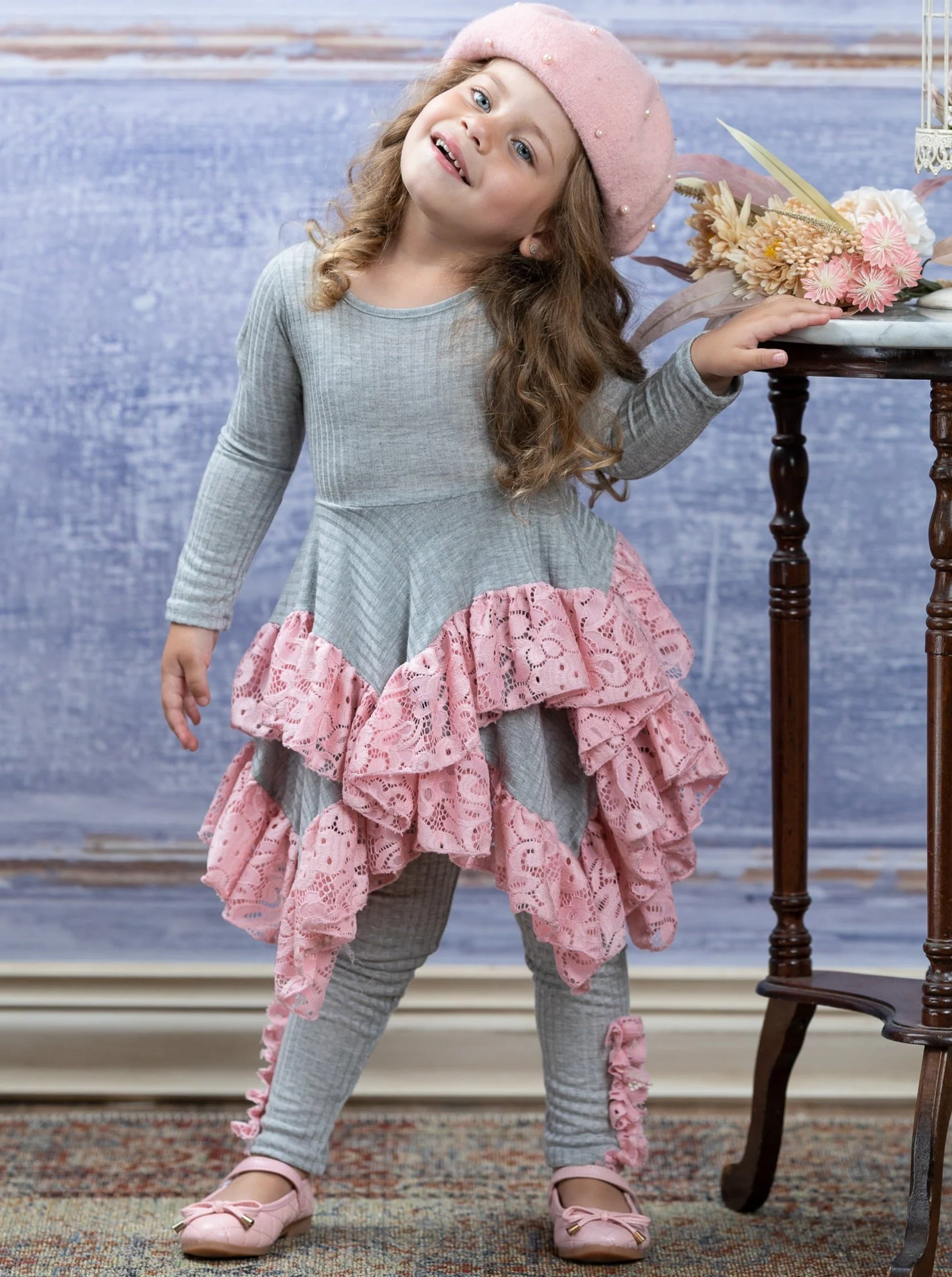 Love Lace Handkerchief Tunic and Legging Set - Image 6