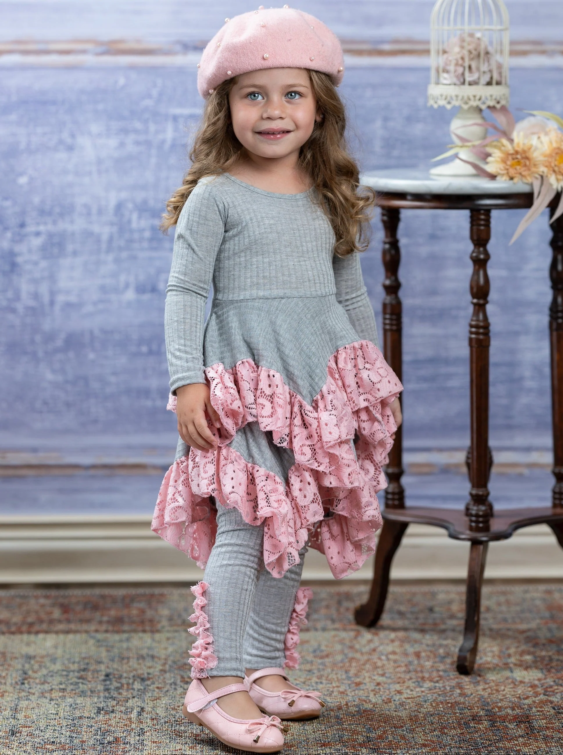 Love Lace Handkerchief Tunic and Legging Set - Image 7