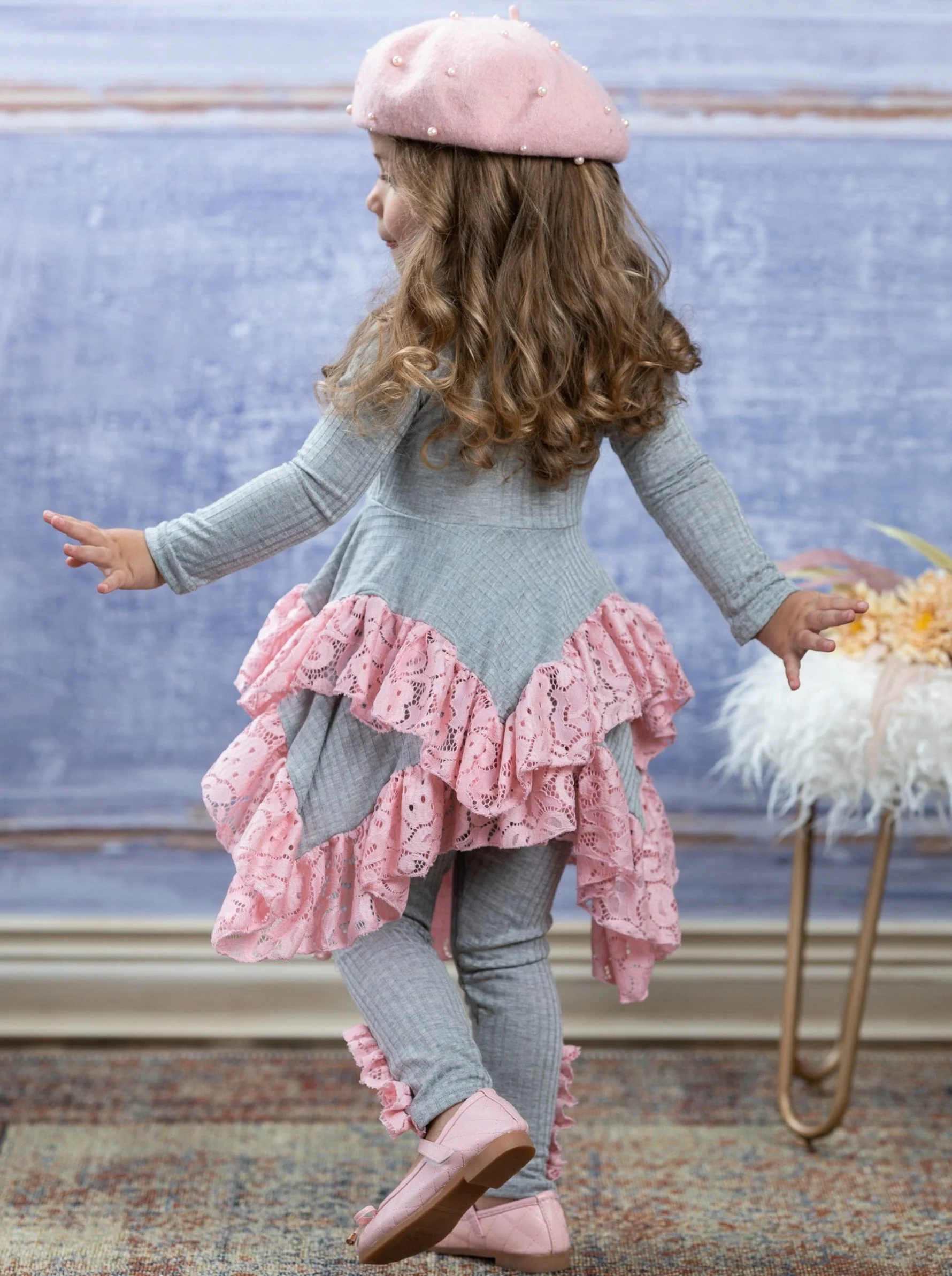 Love Lace Handkerchief Tunic and Legging Set - Image 8