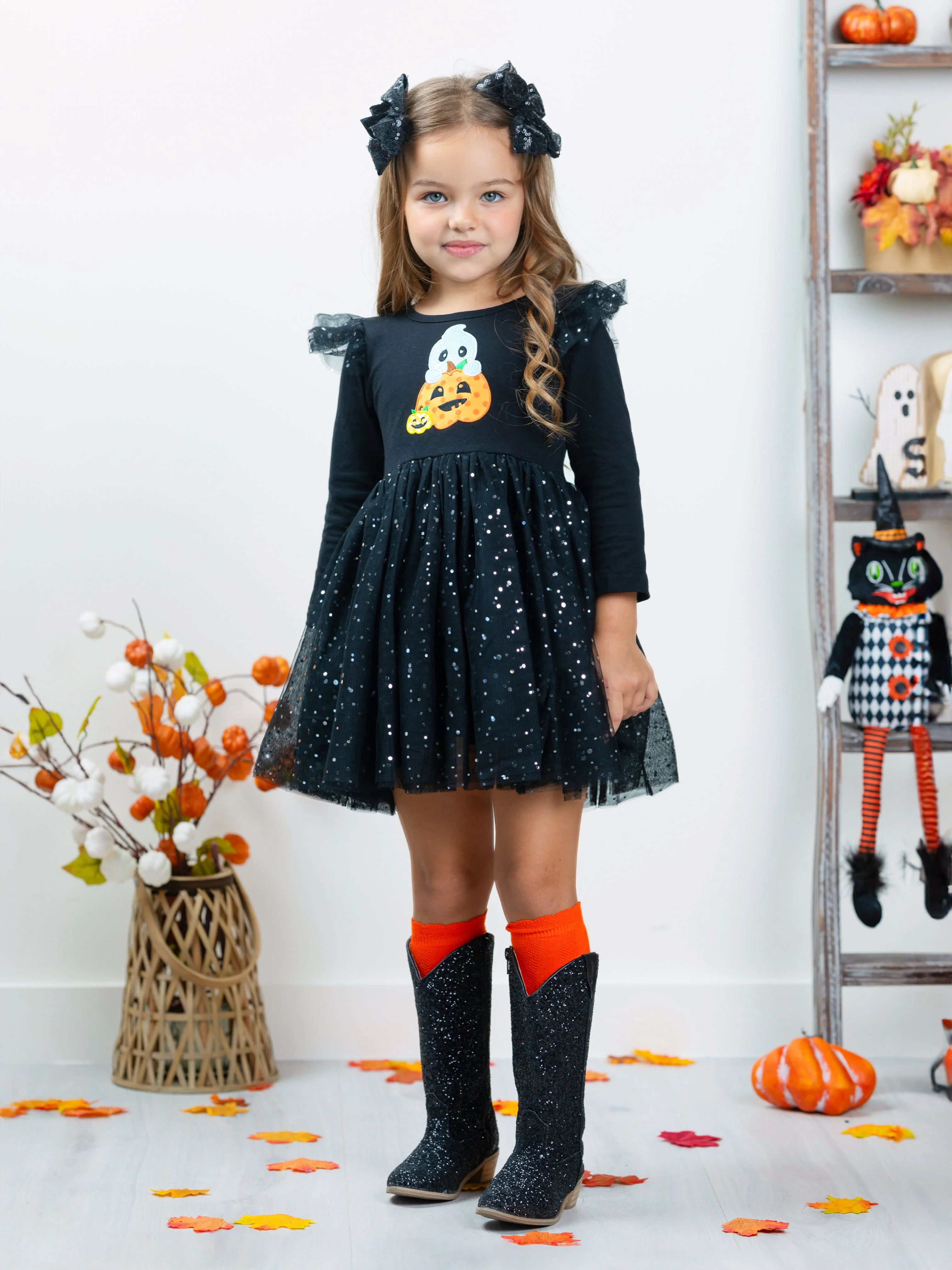 Lift Your Spirits Glitter Tutu Dress - Image 4