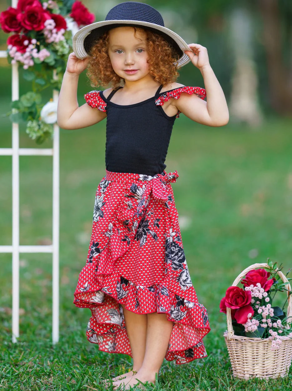 Little Lady Smocked Wrap Dress - Image 8