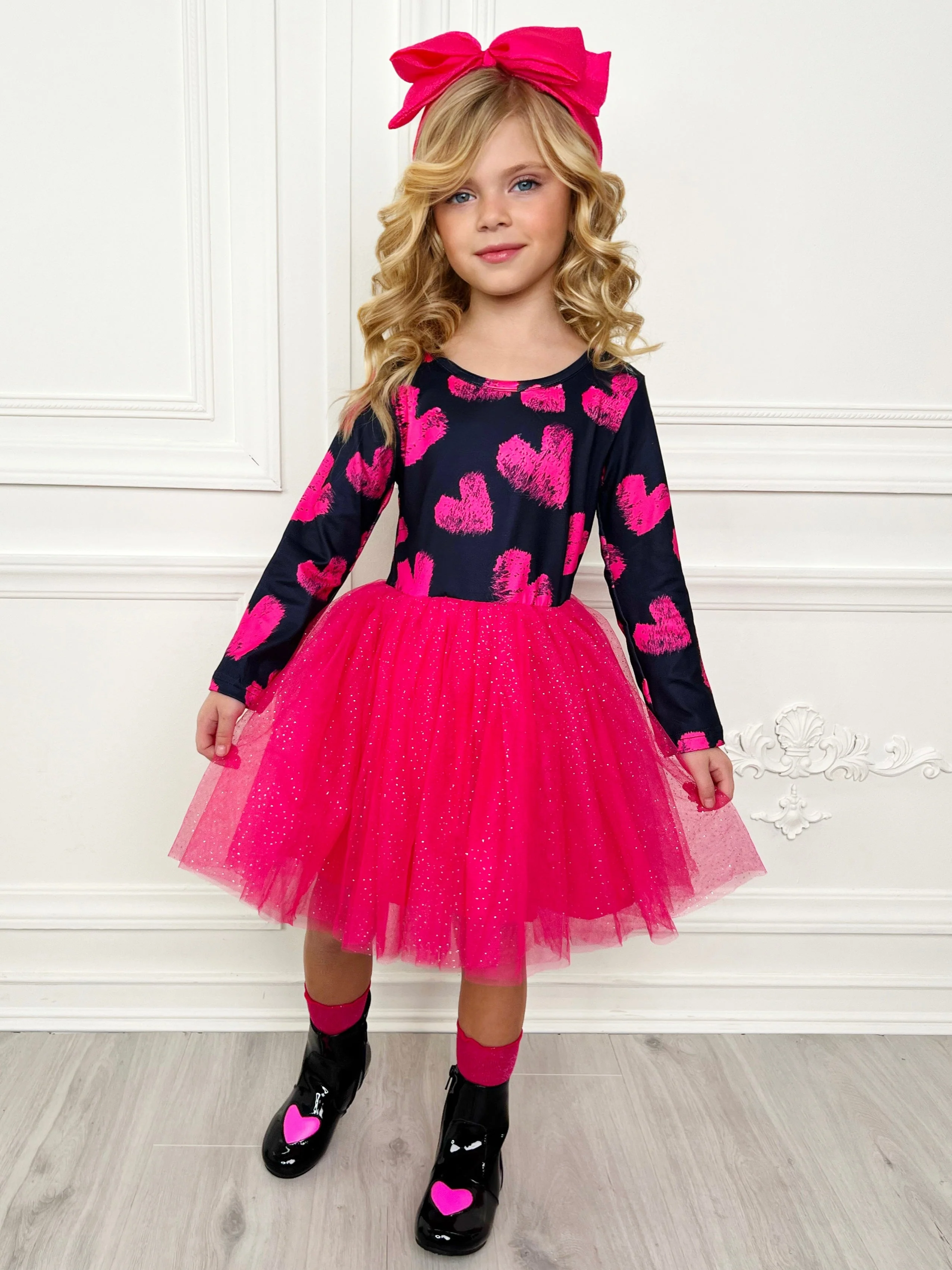 Little Miss Sweetie Shimmer Tutu Dress - Image 6