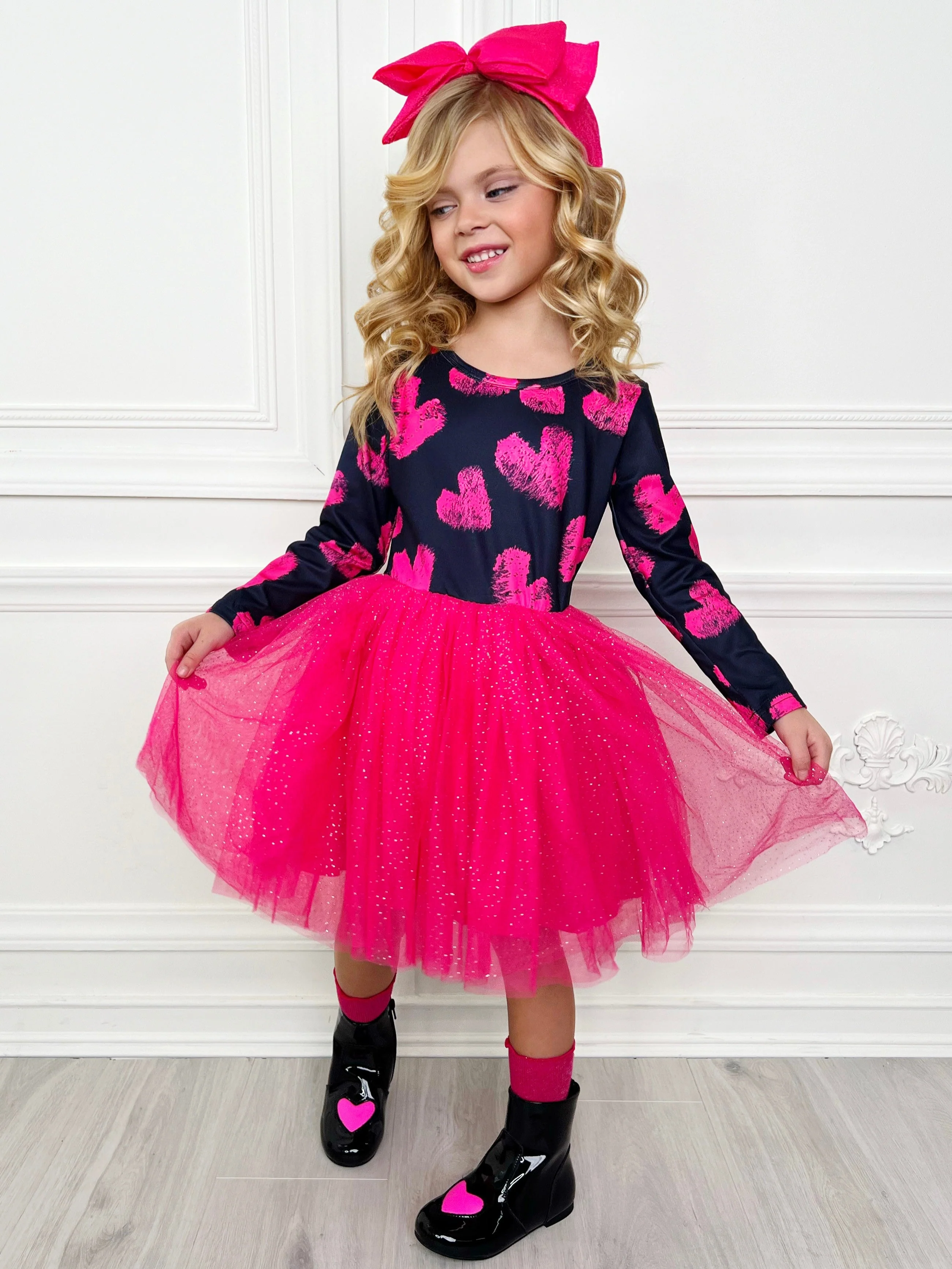 Little Miss Sweetie Shimmer Tutu Dress - Image 7