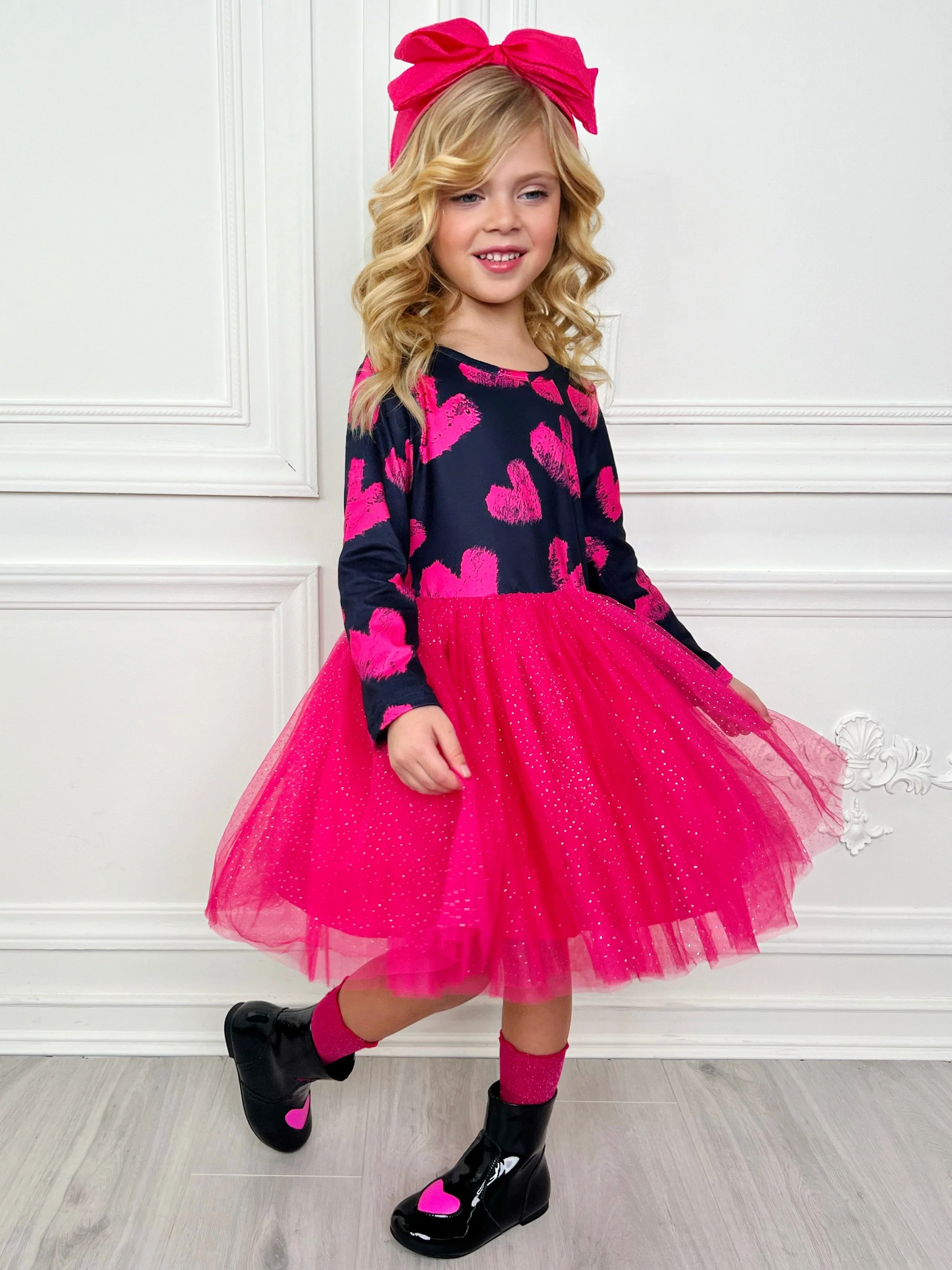 Little Miss Sweetie Shimmer Tutu Dress - Image 8