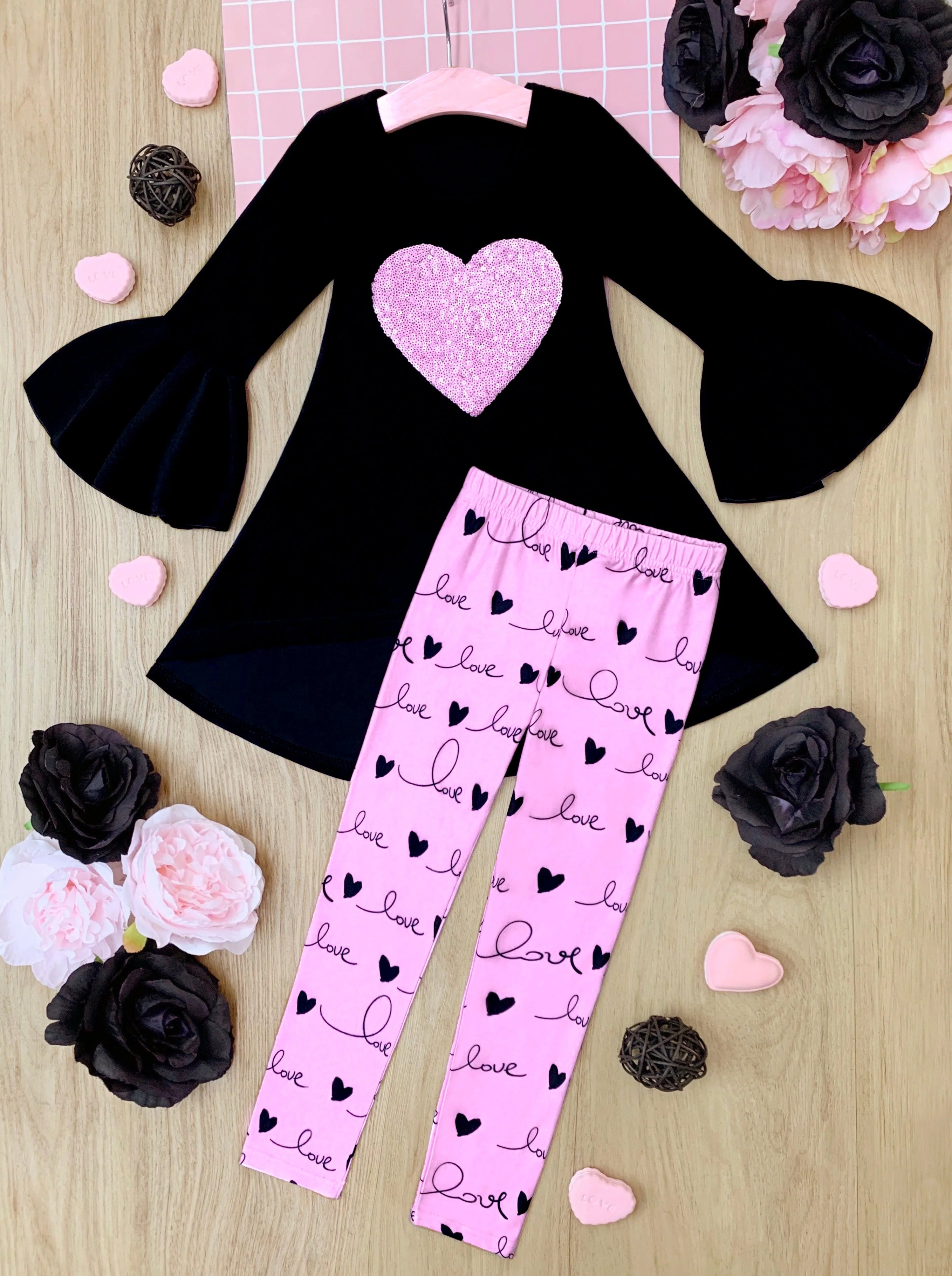 Love Is In The Air Hi-Lo Tunic and Legging Set - Image 2