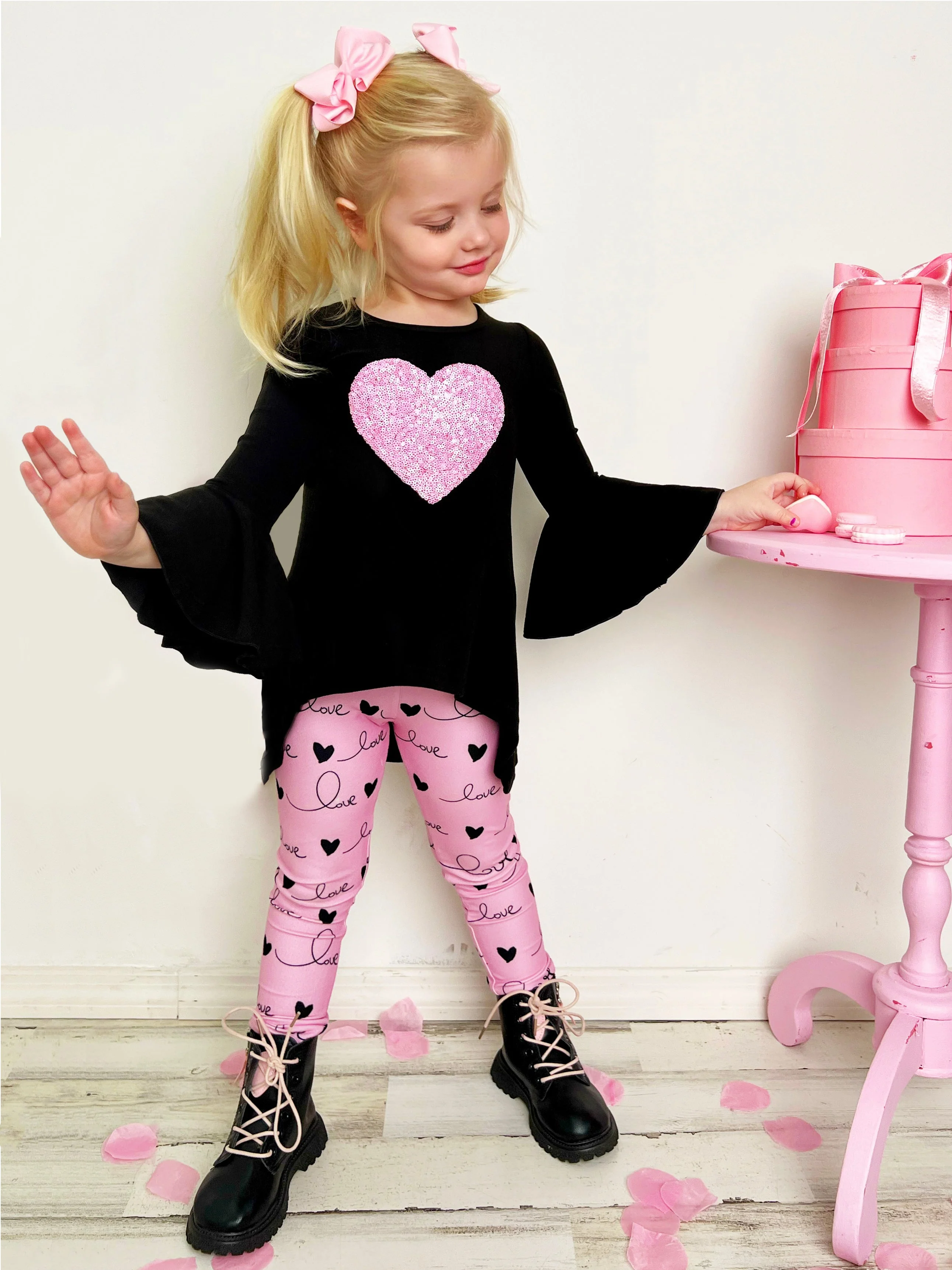 Love Is In The Air Hi-Lo Tunic and Legging Set - Image 3