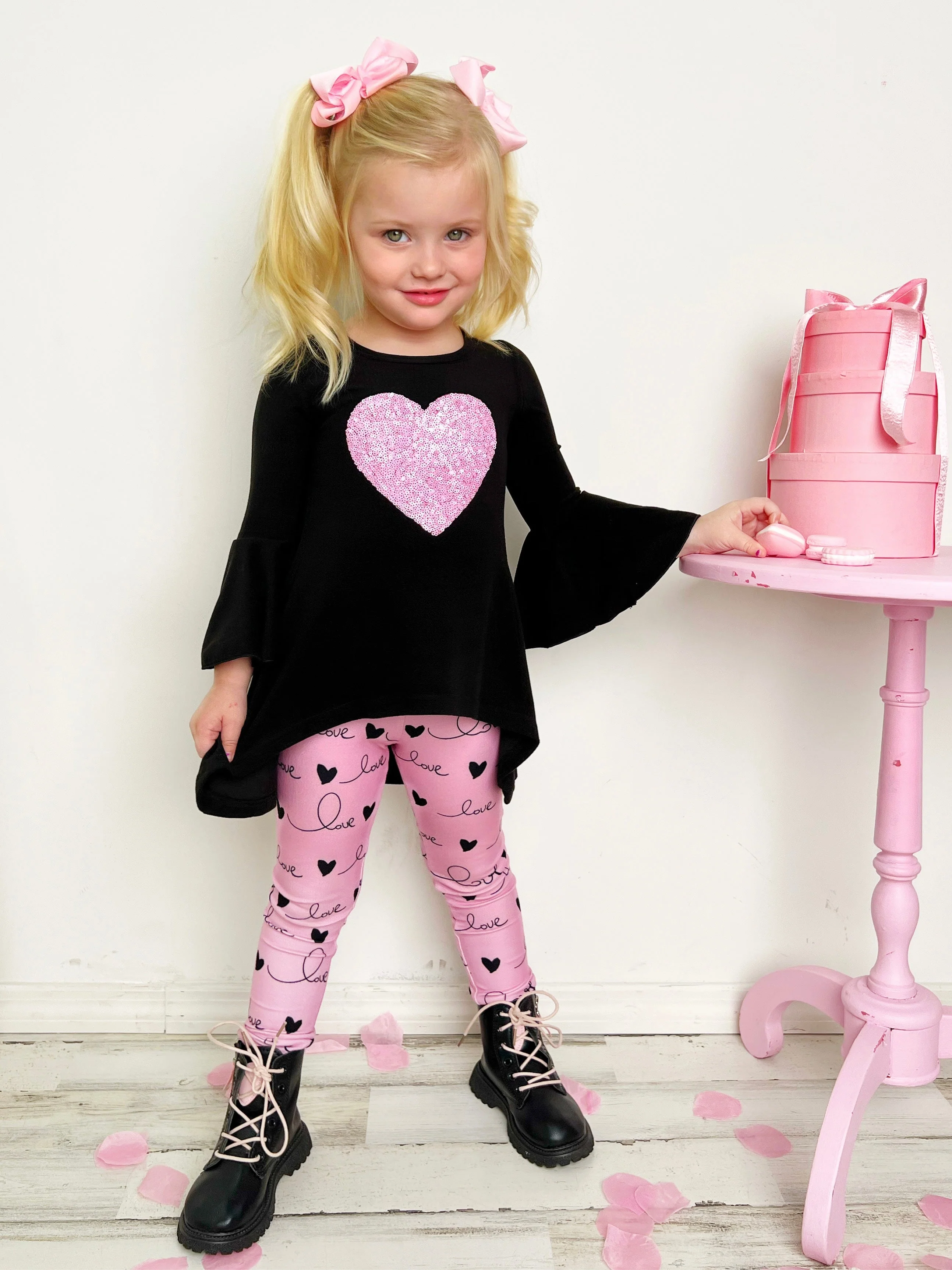 Love Is In The Air Hi-Lo Tunic and Legging Set - Image 4