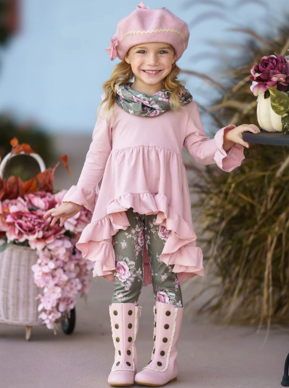 Love You Bunches Tunic, Scarf And Legging Set - Image 4