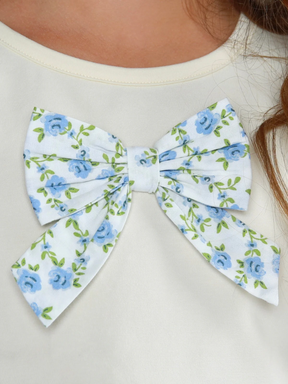 Lovely Bow Crop Top and Skirt Set - Image 2