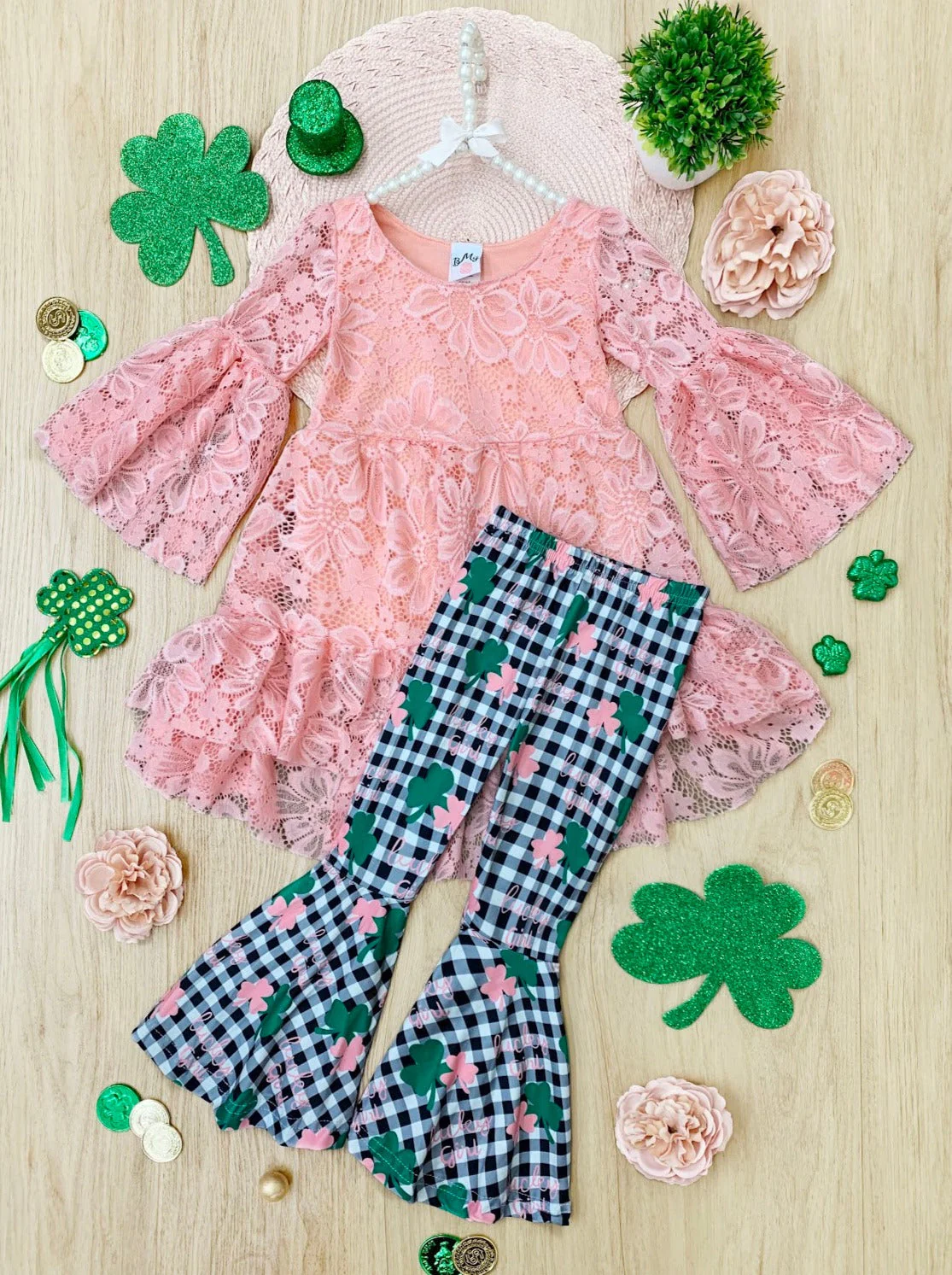 Lace Of The Irish Flared Legging Set - Image 3
