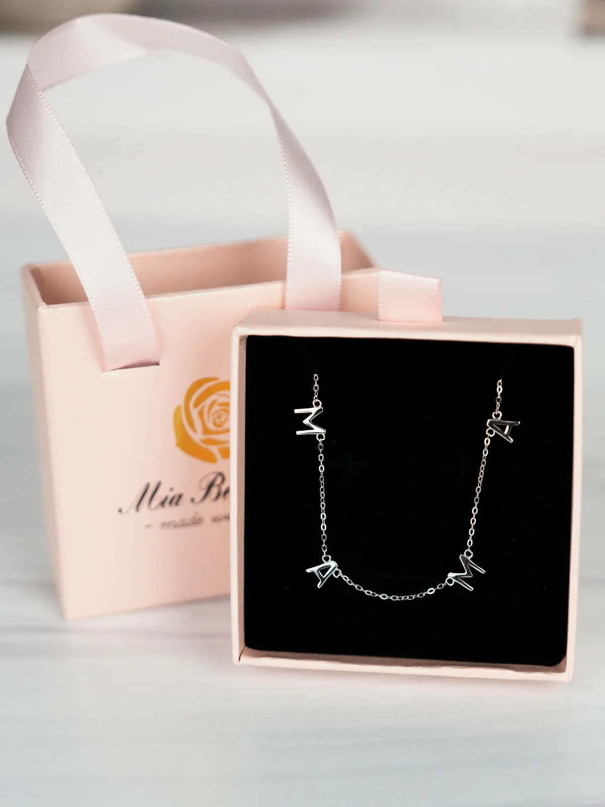 "MAMA" Charm Necklace - Image 3
