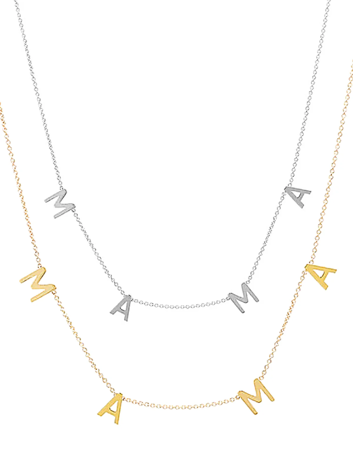"MAMA" Charm Necklace - Image 5