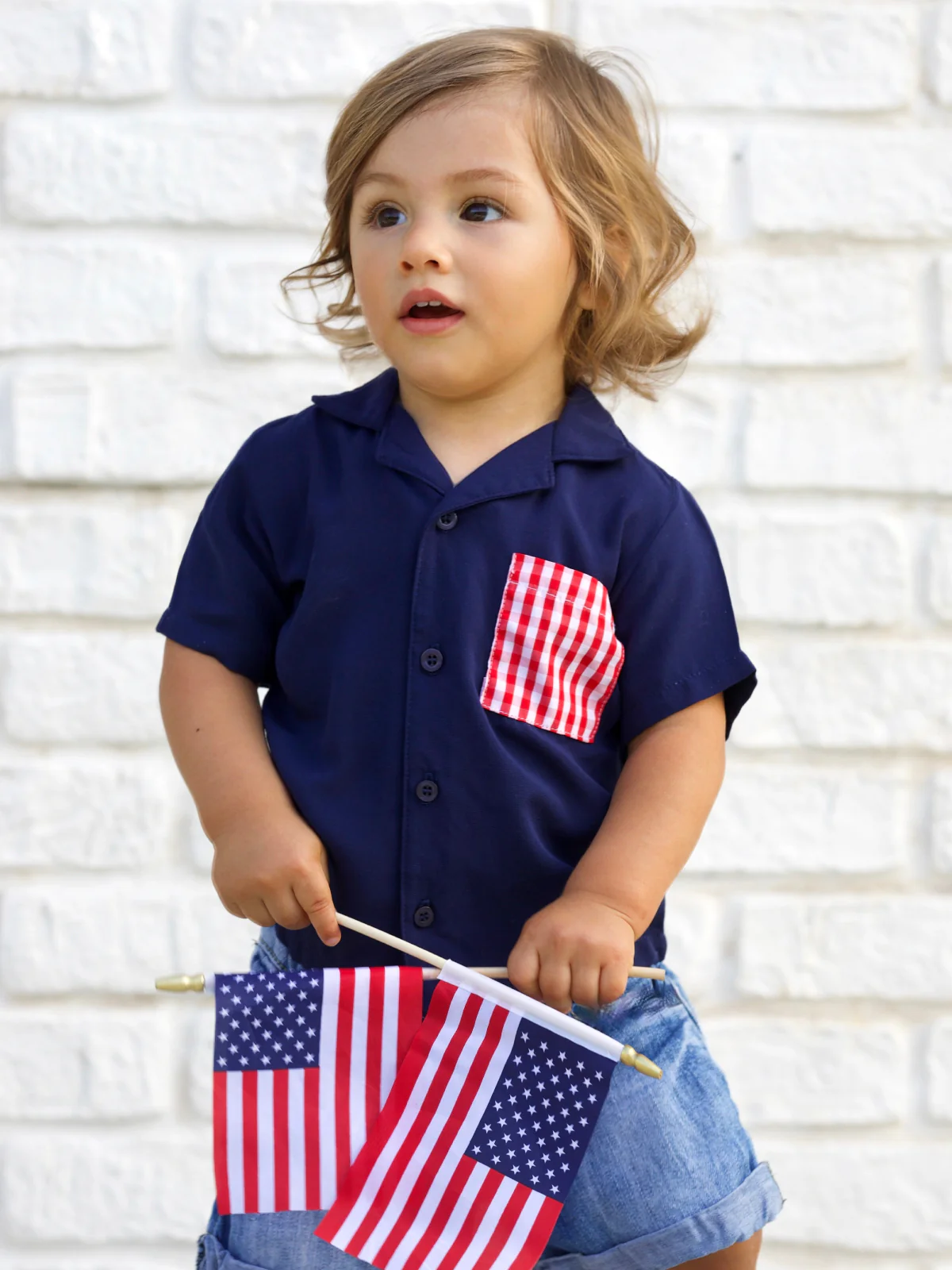 Father & Son Summer Plaid Matching Button-Up Shirt - Image 7