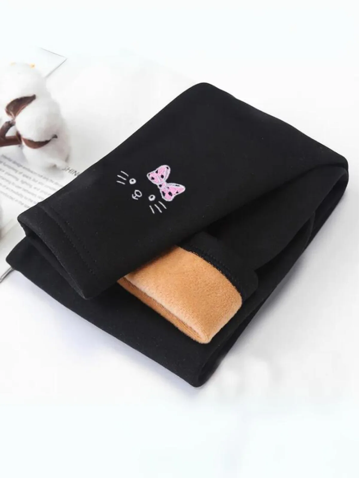 Meow Magic Fleece-Lined Leggings - Image 5