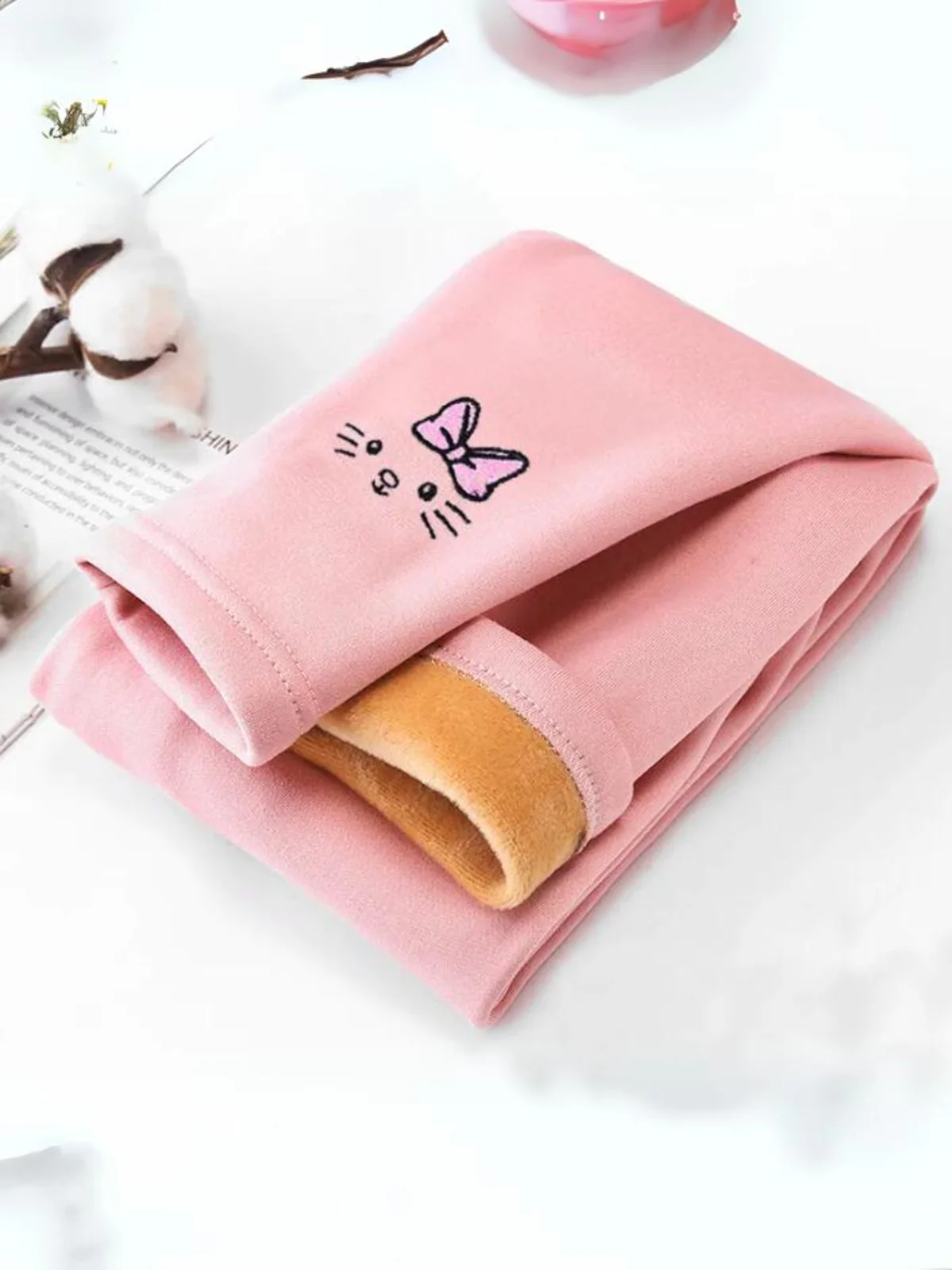 Meow Magic Fleece-Lined Leggings - Image 6