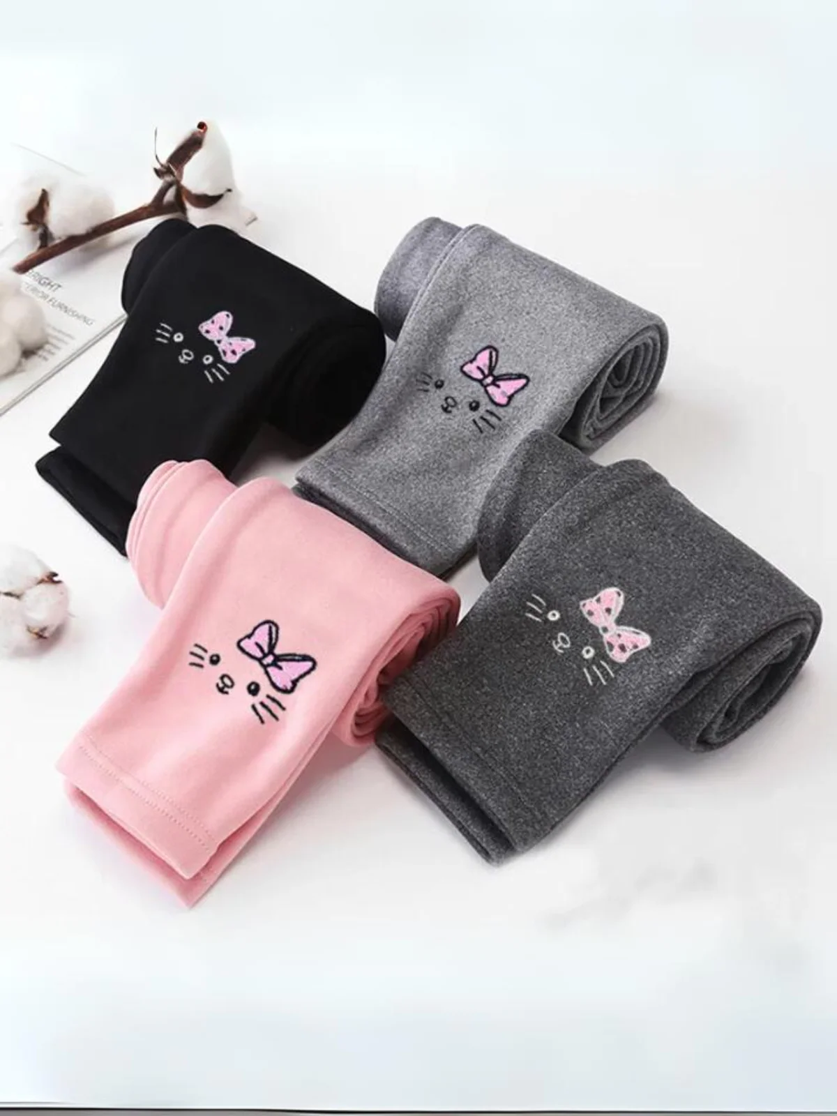 Meow Magic Fleece-Lined Leggings - Image 7