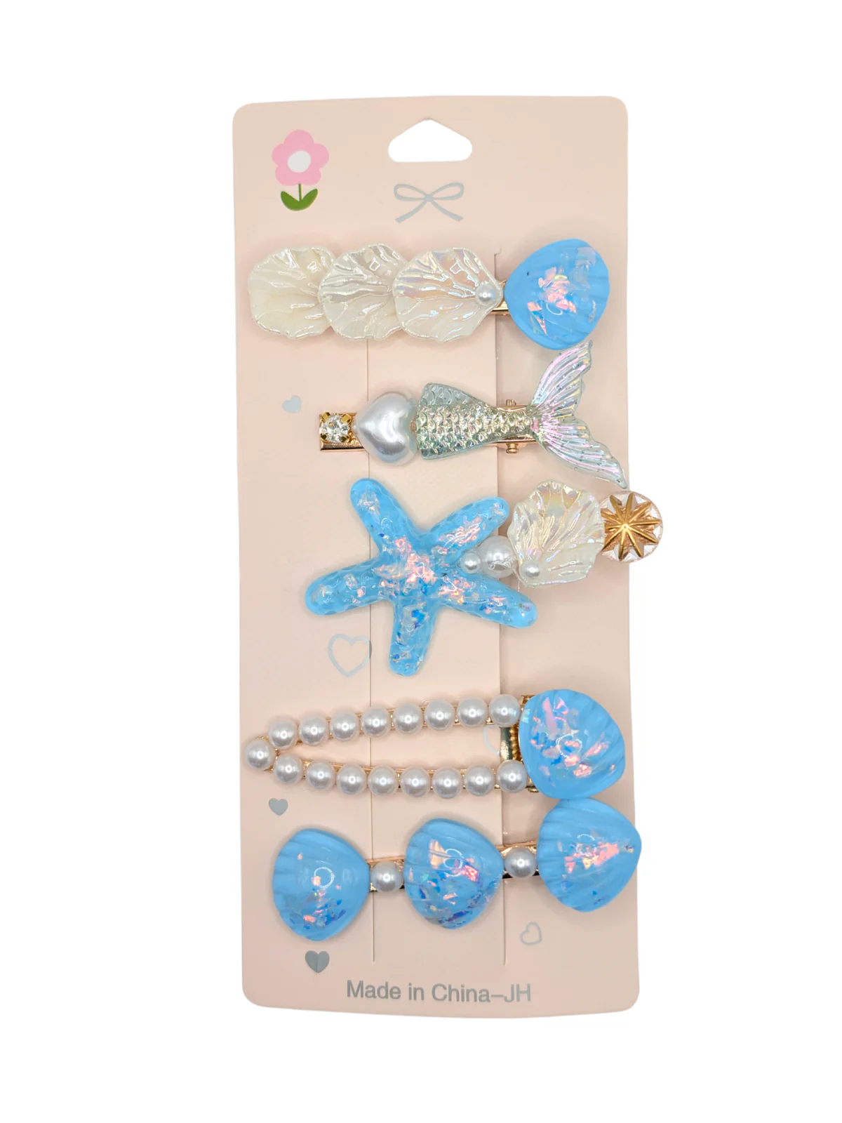 Mermaid Treasure Seashell Hair Accessory Set - Image 3