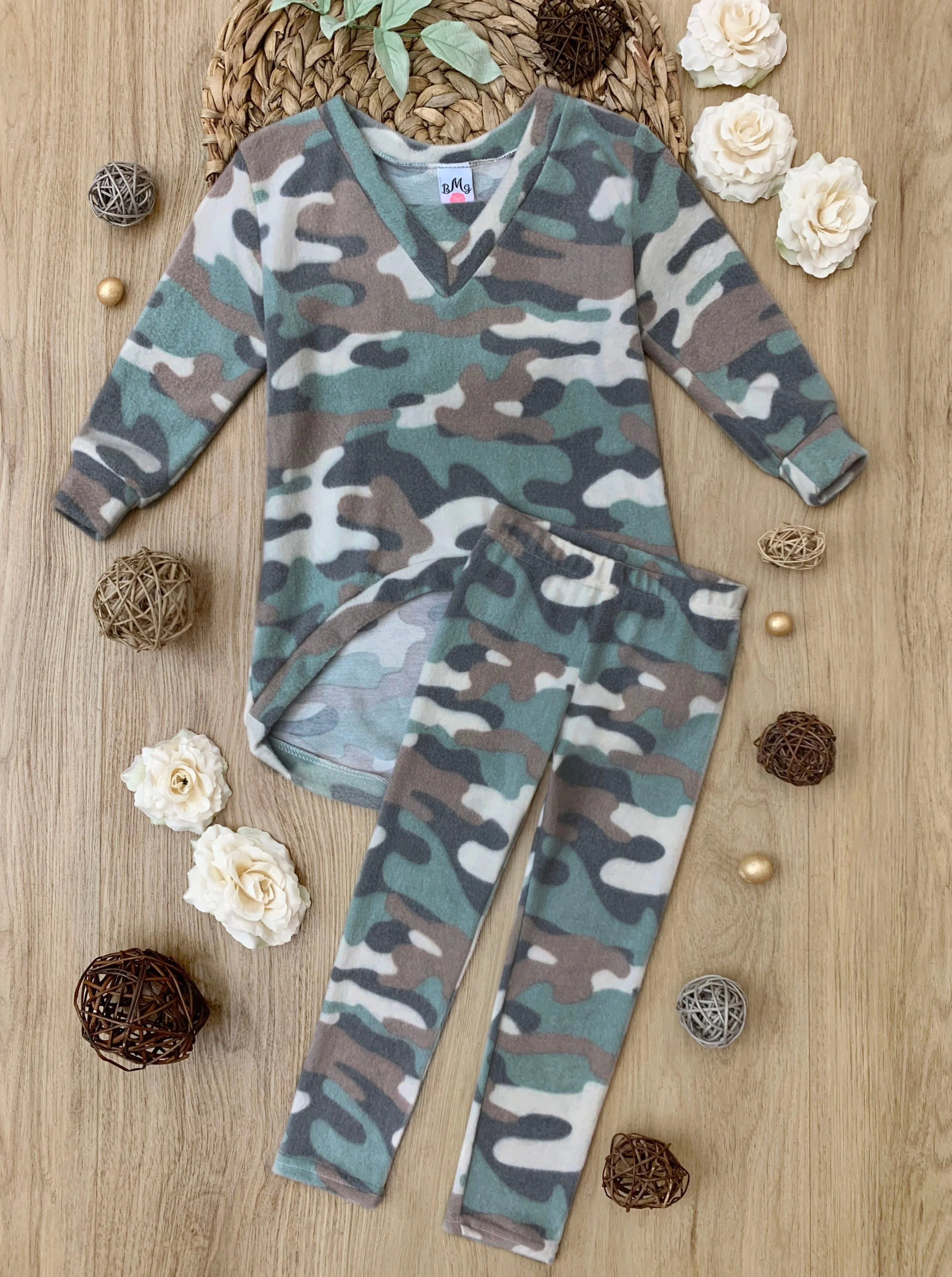 Camo Cutie Hi-Lo Lounge Set - Image 3