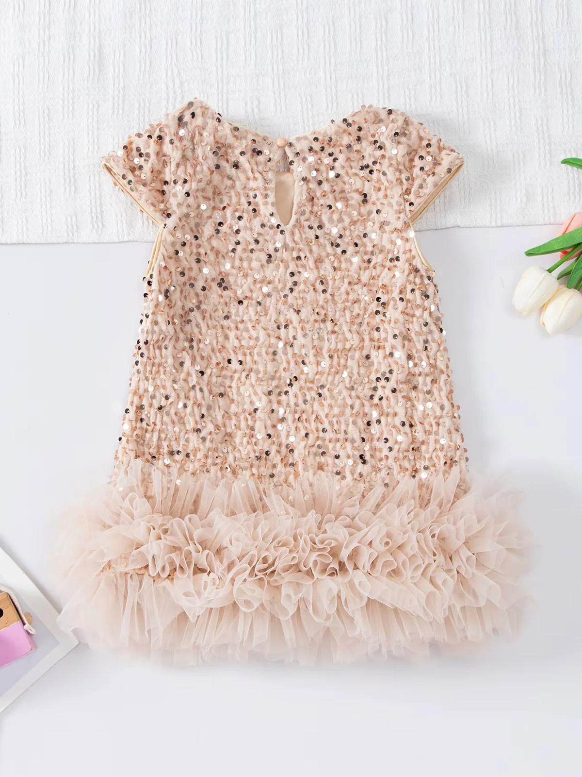 Midnight Sparkle Sequin Tutu Dress - Image 2