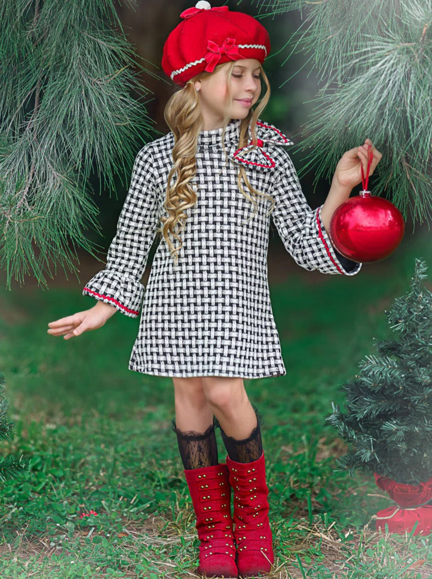 Attention Please Plaid Mitzi Turtleneck Dress - Image 2