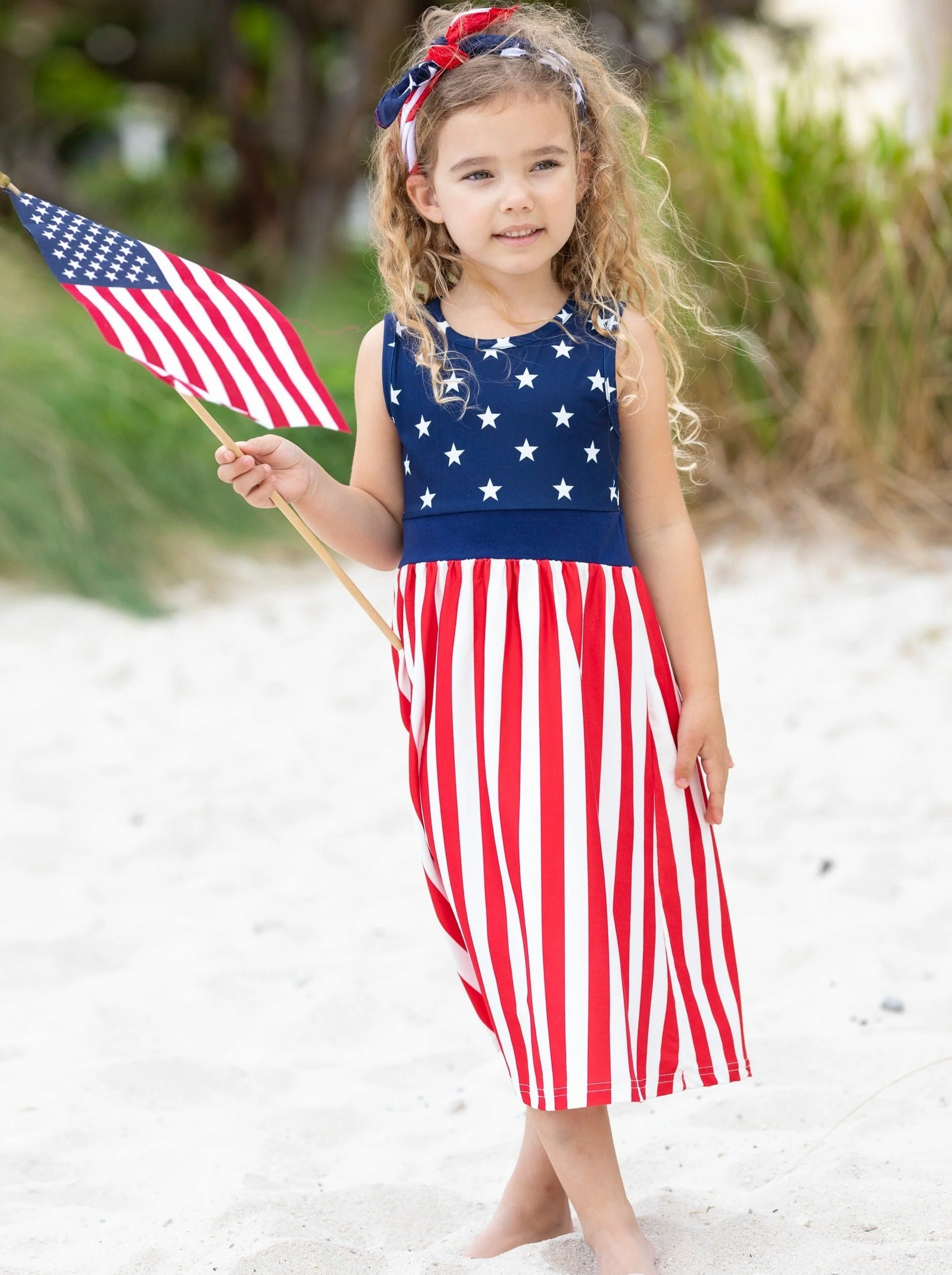 Mommy and Me Fly Like the 4th of July Sundress - Image 3