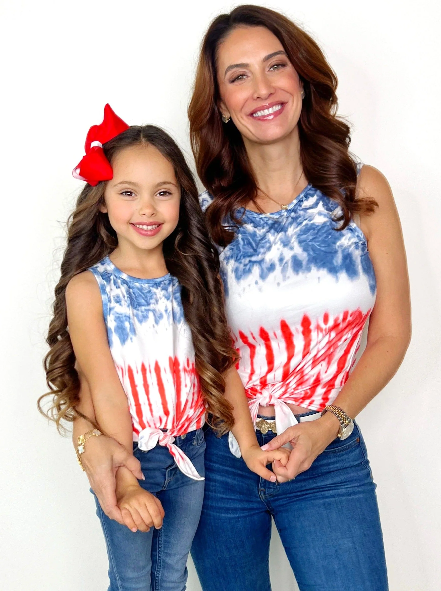 Mommy and Me Americana Tie Dye Tank Top - Image 2